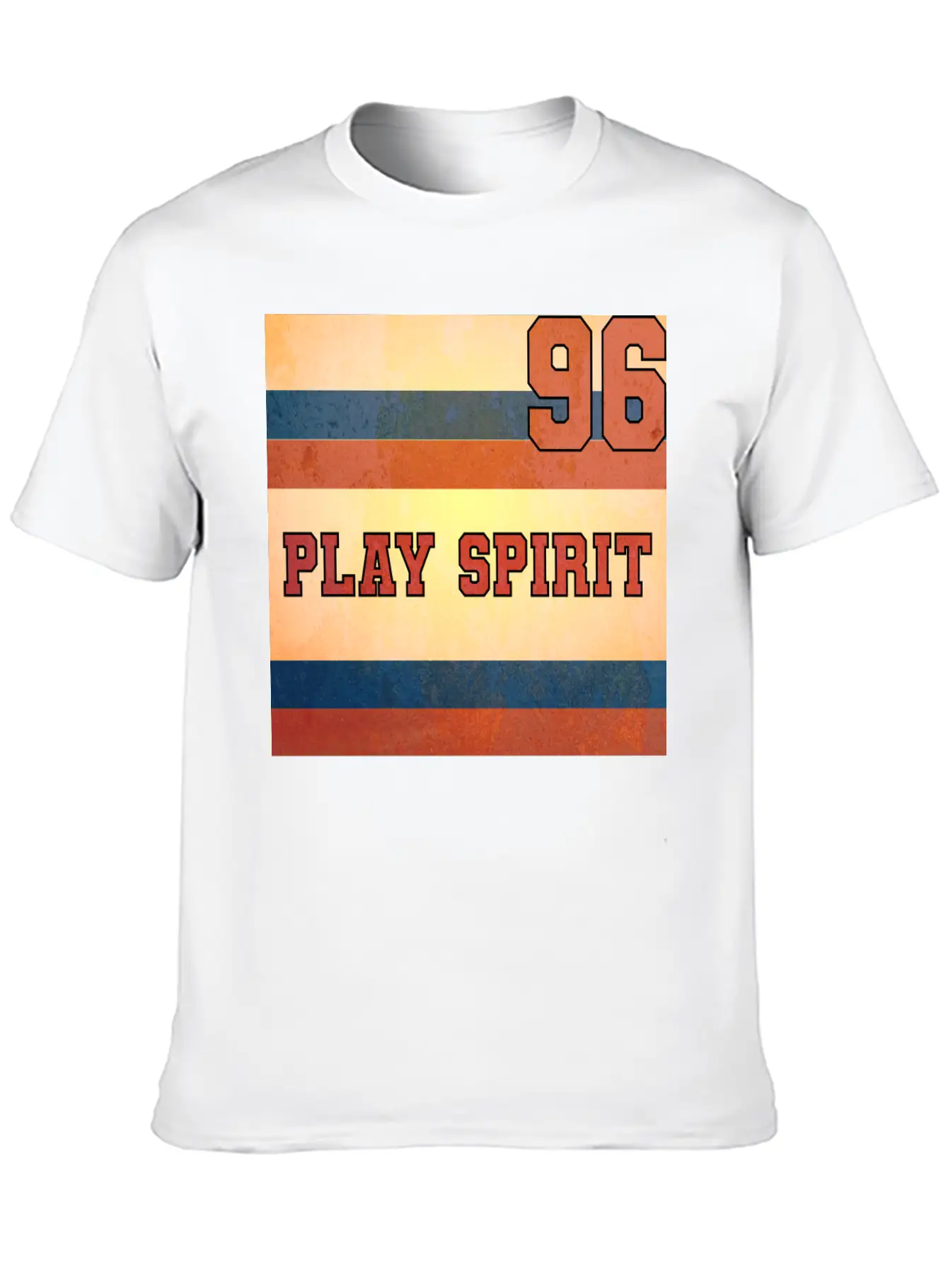 PLAY SPIRIT NUMBER 96 Soft Cotton Short Sleeve Tee – Unisex Wardrobe Staple