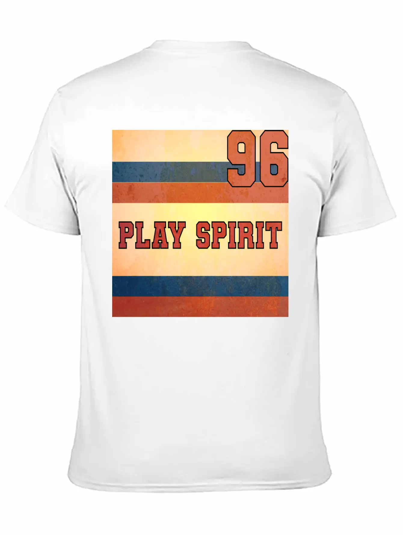 PLAY SPIRIT NUMBER 96 Soft Cotton Short Sleeve Tee – Unisex Wardrobe Staple