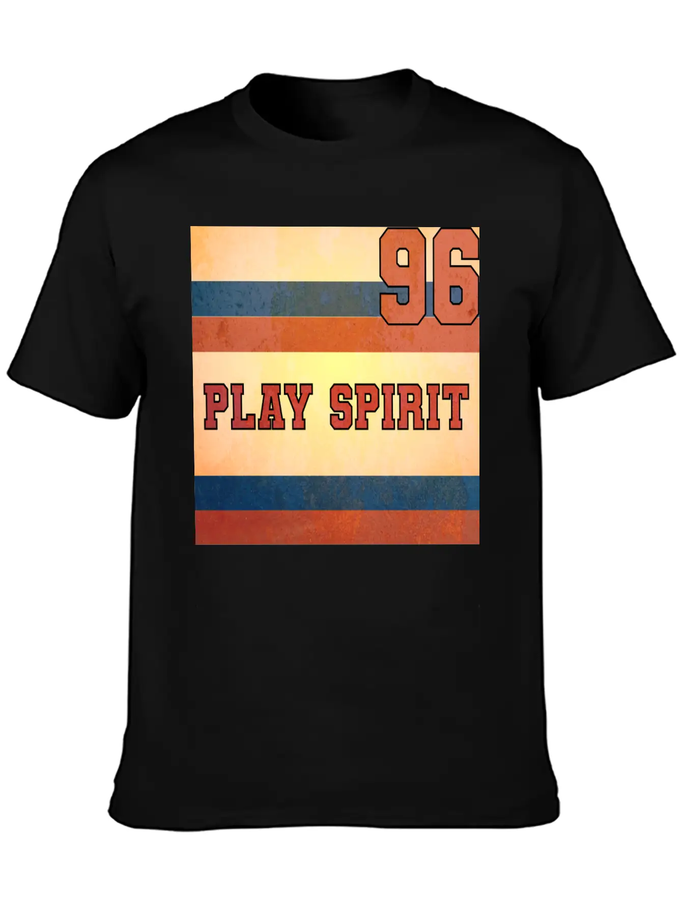 PLAY SPIRIT NUMBER 96 Soft Cotton Short Sleeve Tee – Unisex Wardrobe Staple