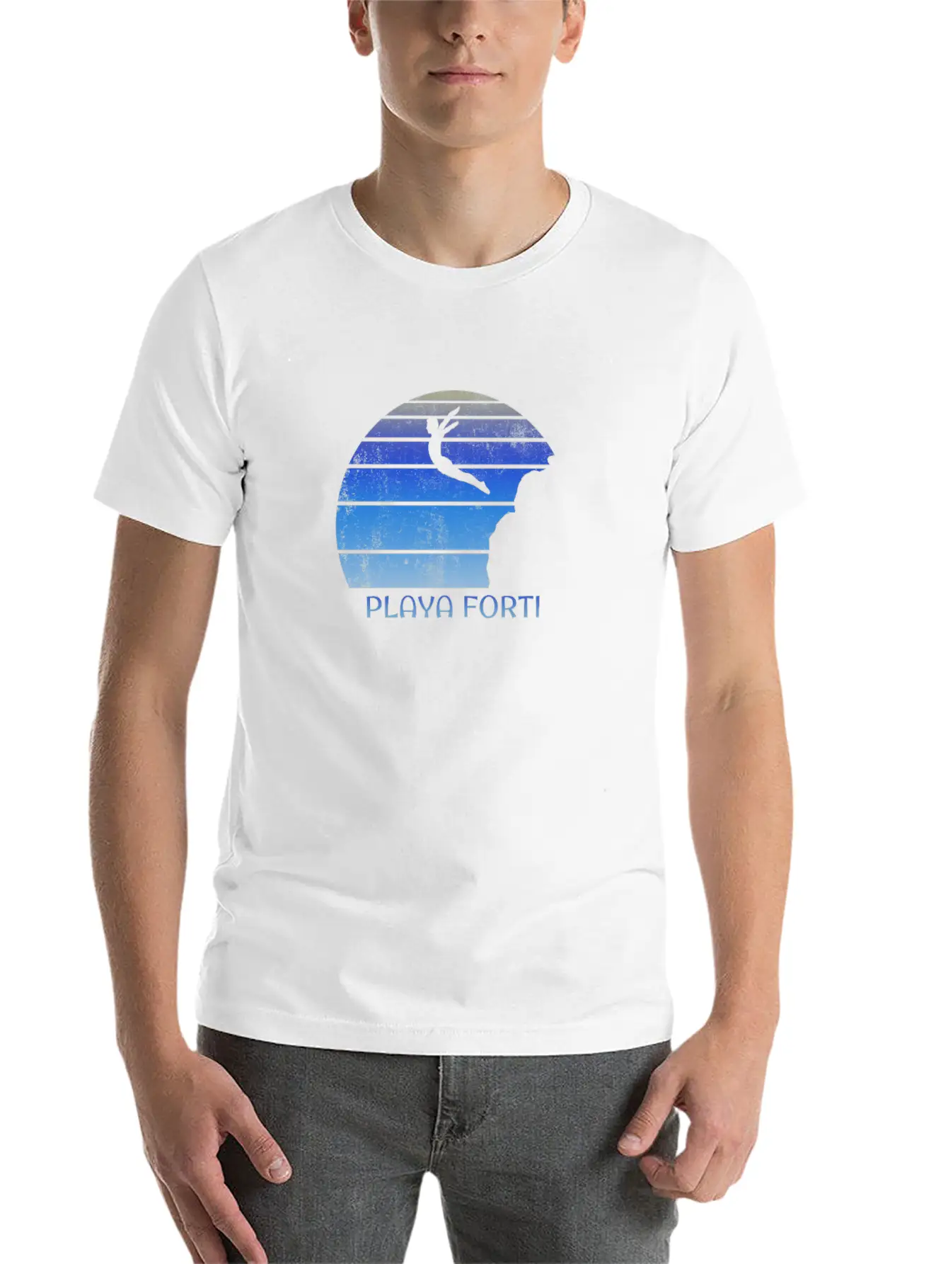 Playa Forti Curacao Cliff Diving Fan Unisex Casual T-Shirt – Clean Design For Daily Comfort
