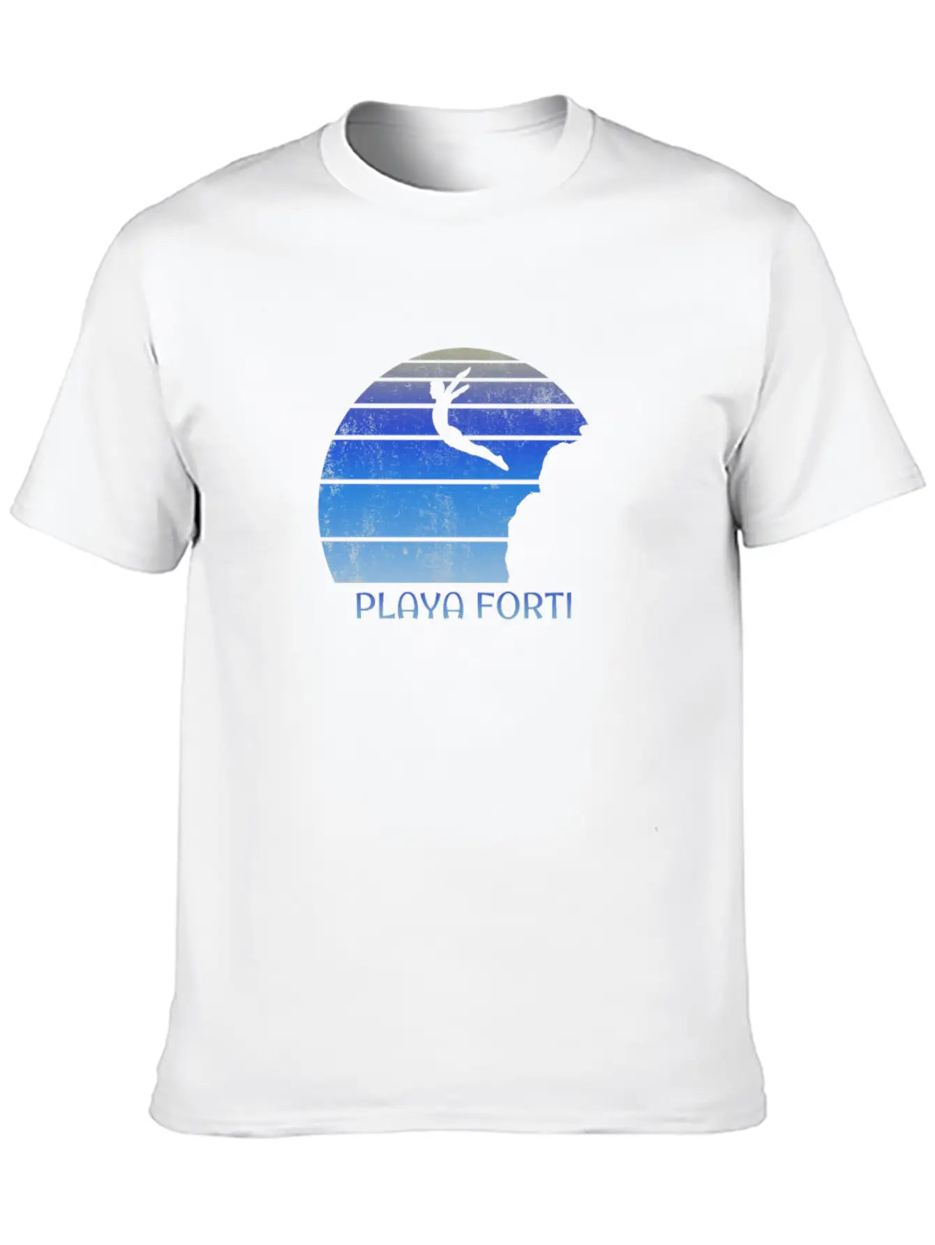 Playa Forti Curacao Cliff Diving Fan Unisex Casual T-Shirt – Clean Design For Daily Comfort