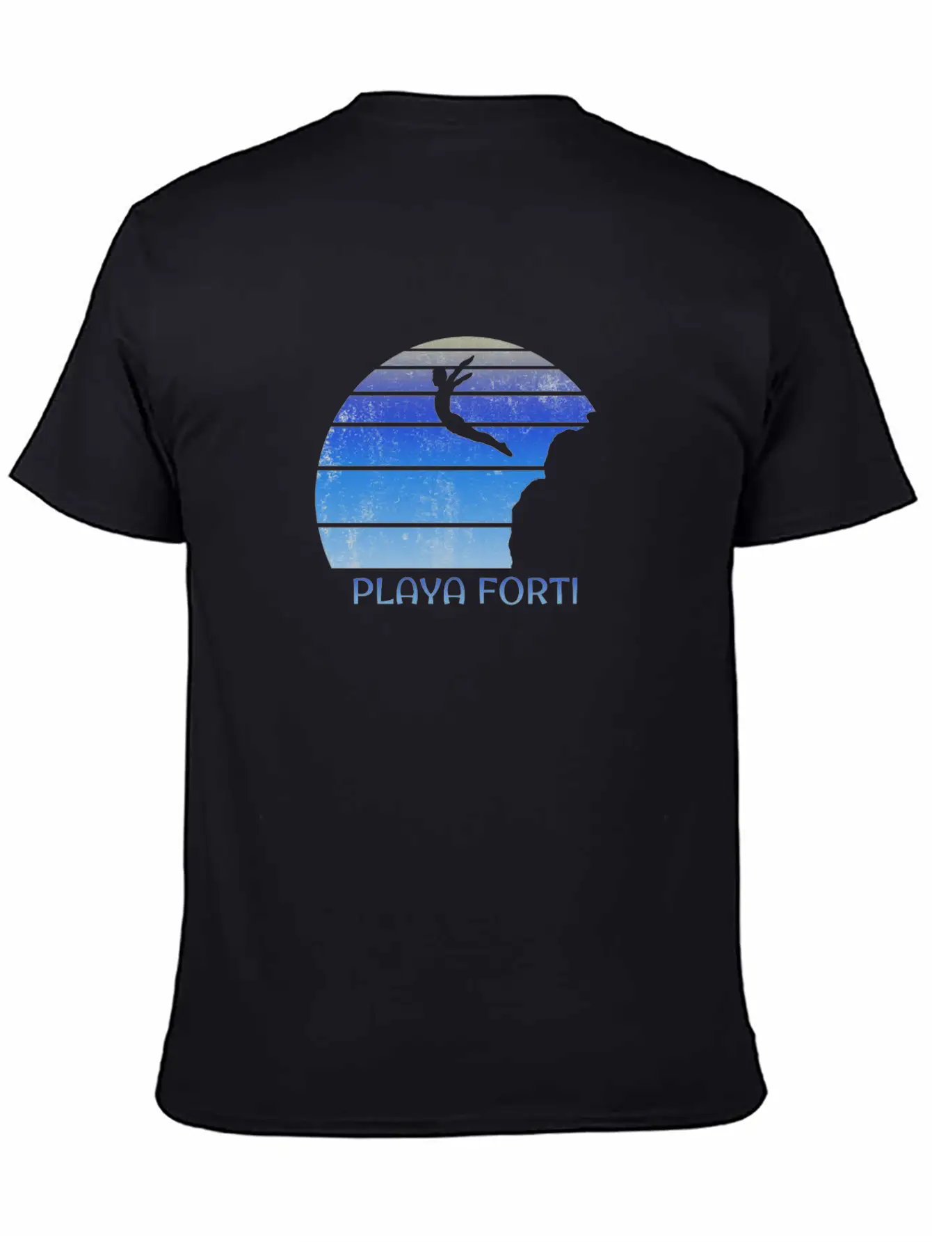 Playa Forti Curacao Cliff Diving Fan Unisex Casual T-Shirt – Clean Design For Daily Comfort