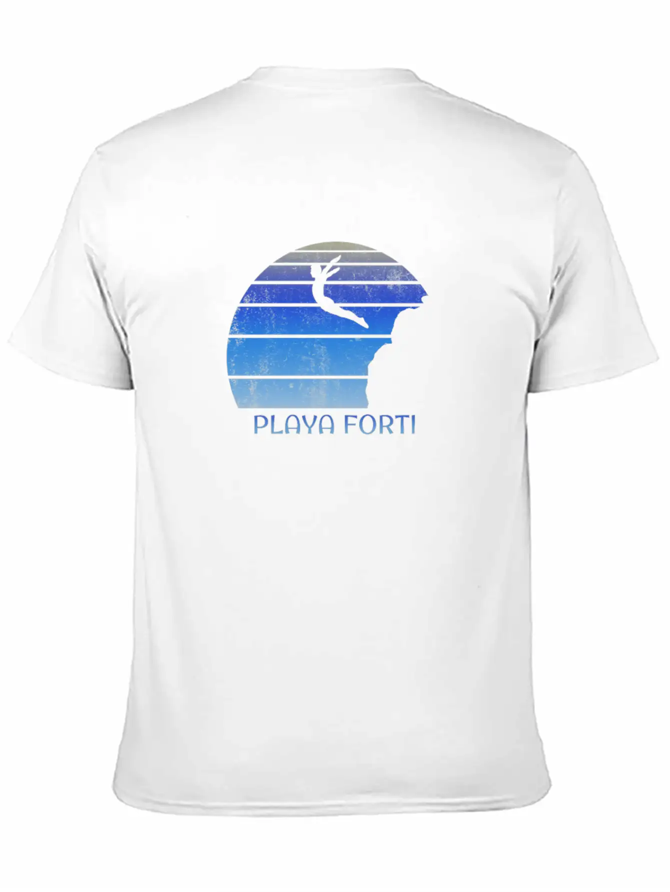Playa Forti Curacao Cliff Diving Fan Unisex Casual T-Shirt – Clean Design For Daily Comfort