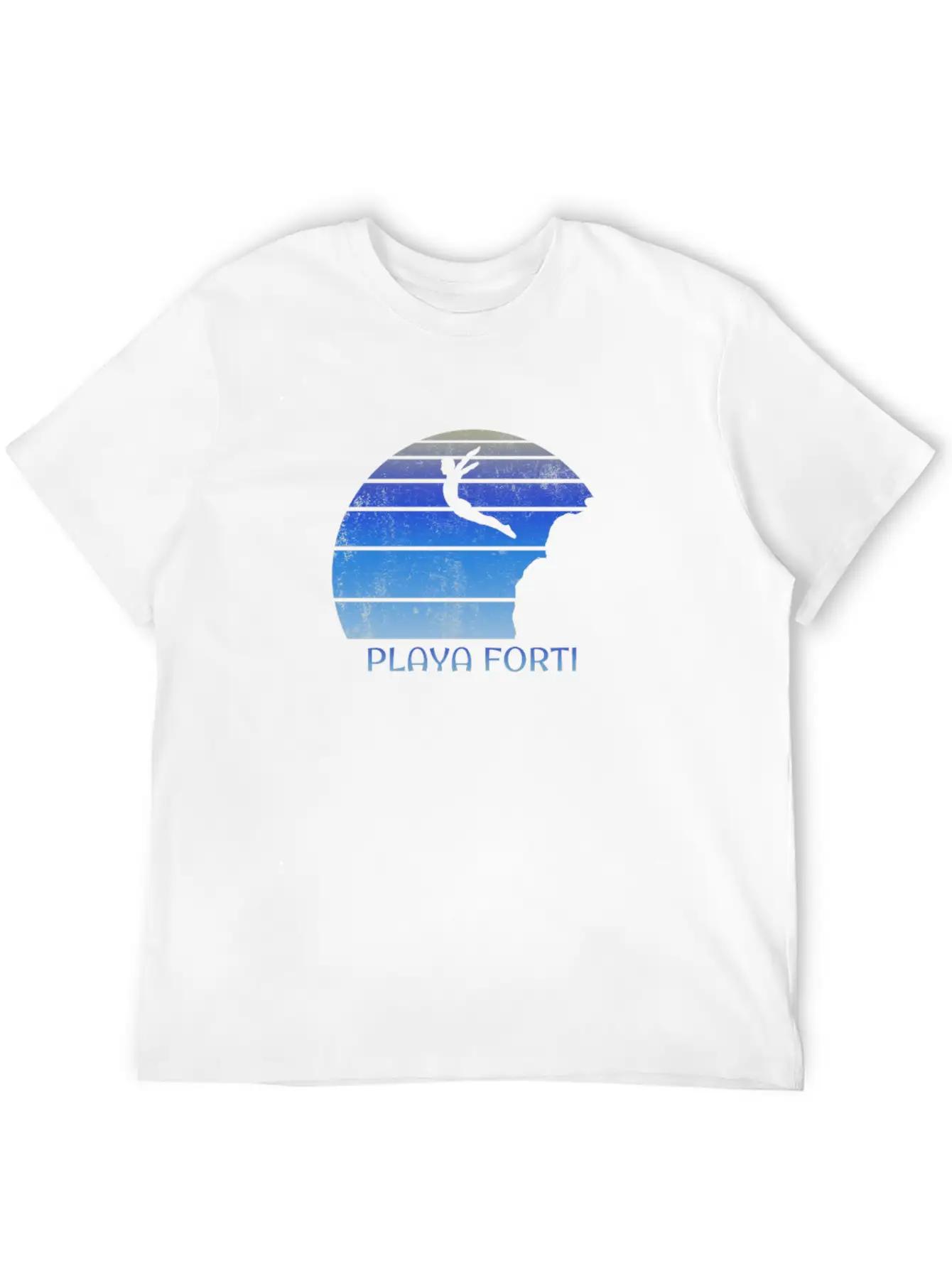 Playa Forti Curacao Cliff Diving Fan Unisex Casual T-Shirt – Clean Design For Daily Comfort