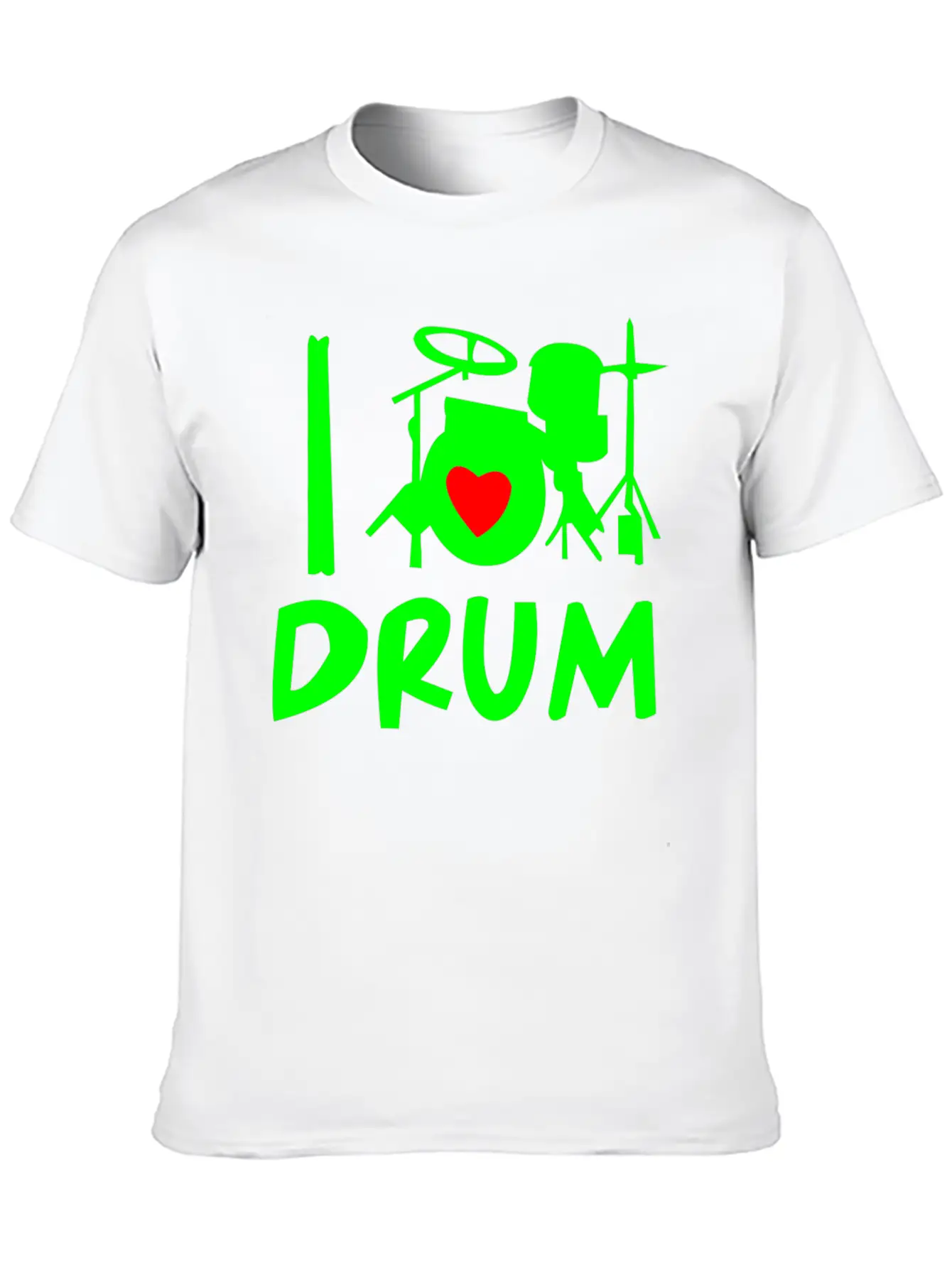 Playing Music Drums Comfortable Minimalist Graphic Tee – Summer Style Essential