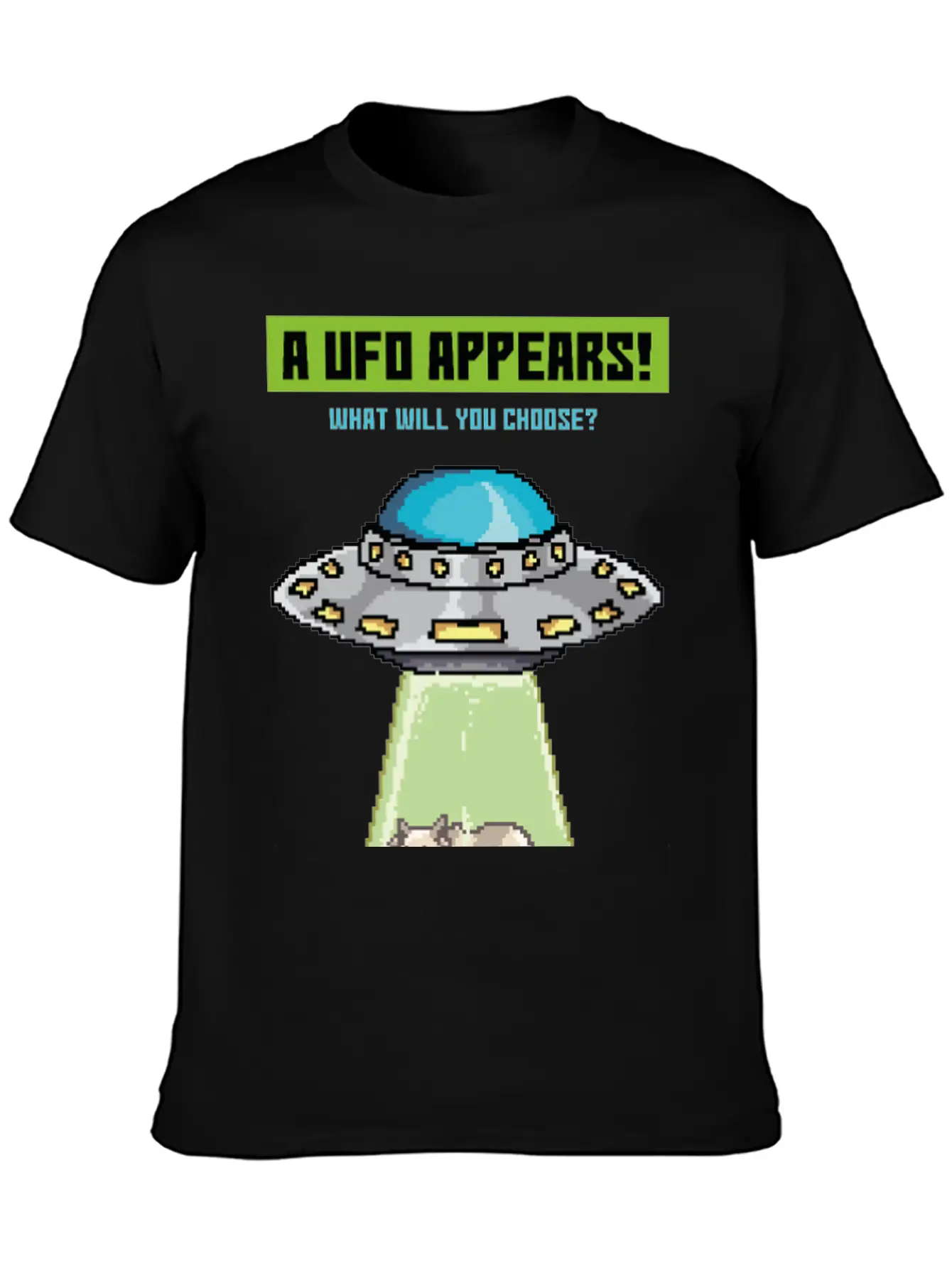 Please Take Me, Funny Alien Abduction Pixel 90's G Modern Fit Casual T-Shirt – Clean And Versatile Design