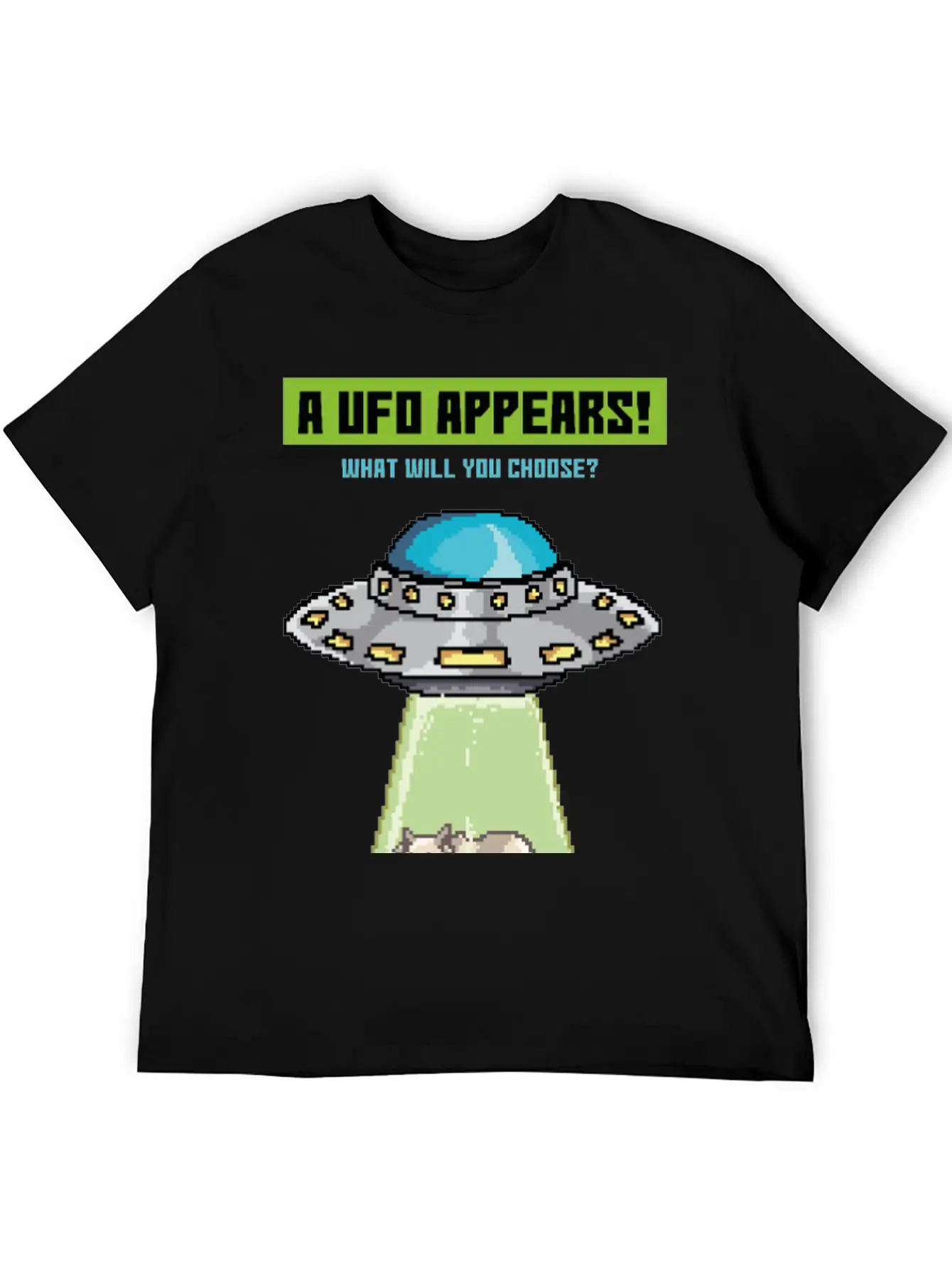 Please Take Me, Funny Alien Abduction Pixel 90's G Modern Fit Casual T-Shirt – Clean And Versatile Design