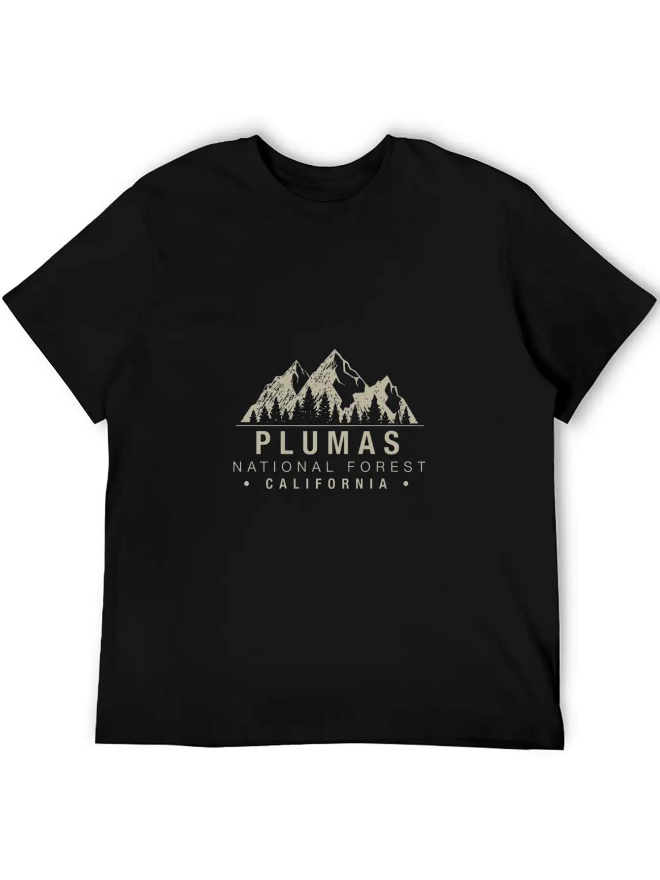 Plumas National Forest California Basic Graphic T-Shirt – Daily Comfort In Soft Cotton