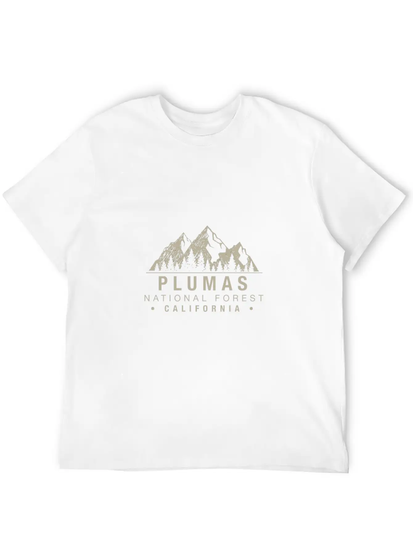 Plumas National Forest California Basic Graphic T-Shirt – Daily Comfort In Soft Cotton