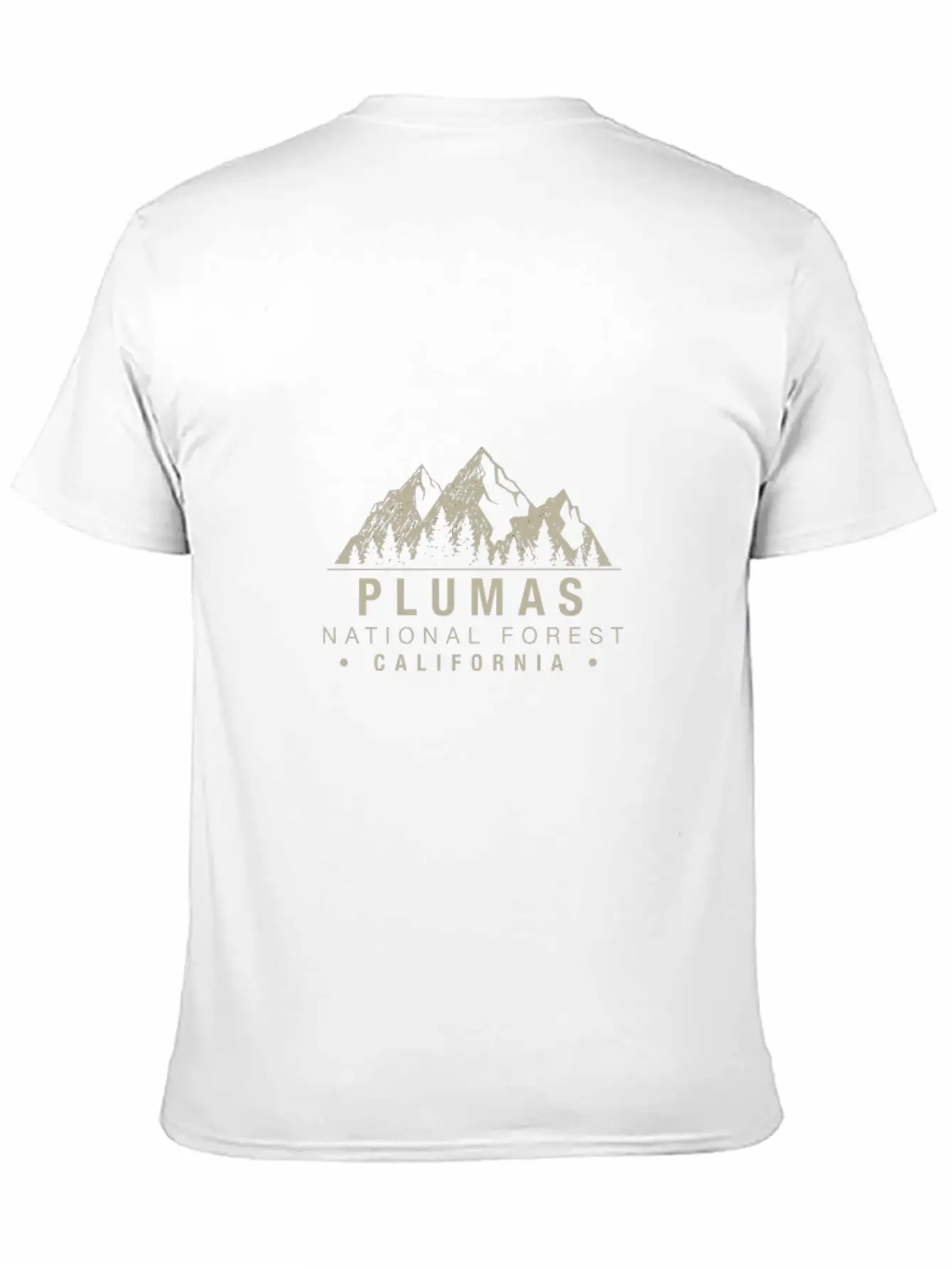 Plumas National Forest California Basic Graphic T-Shirt – Daily Comfort In Soft Cotton