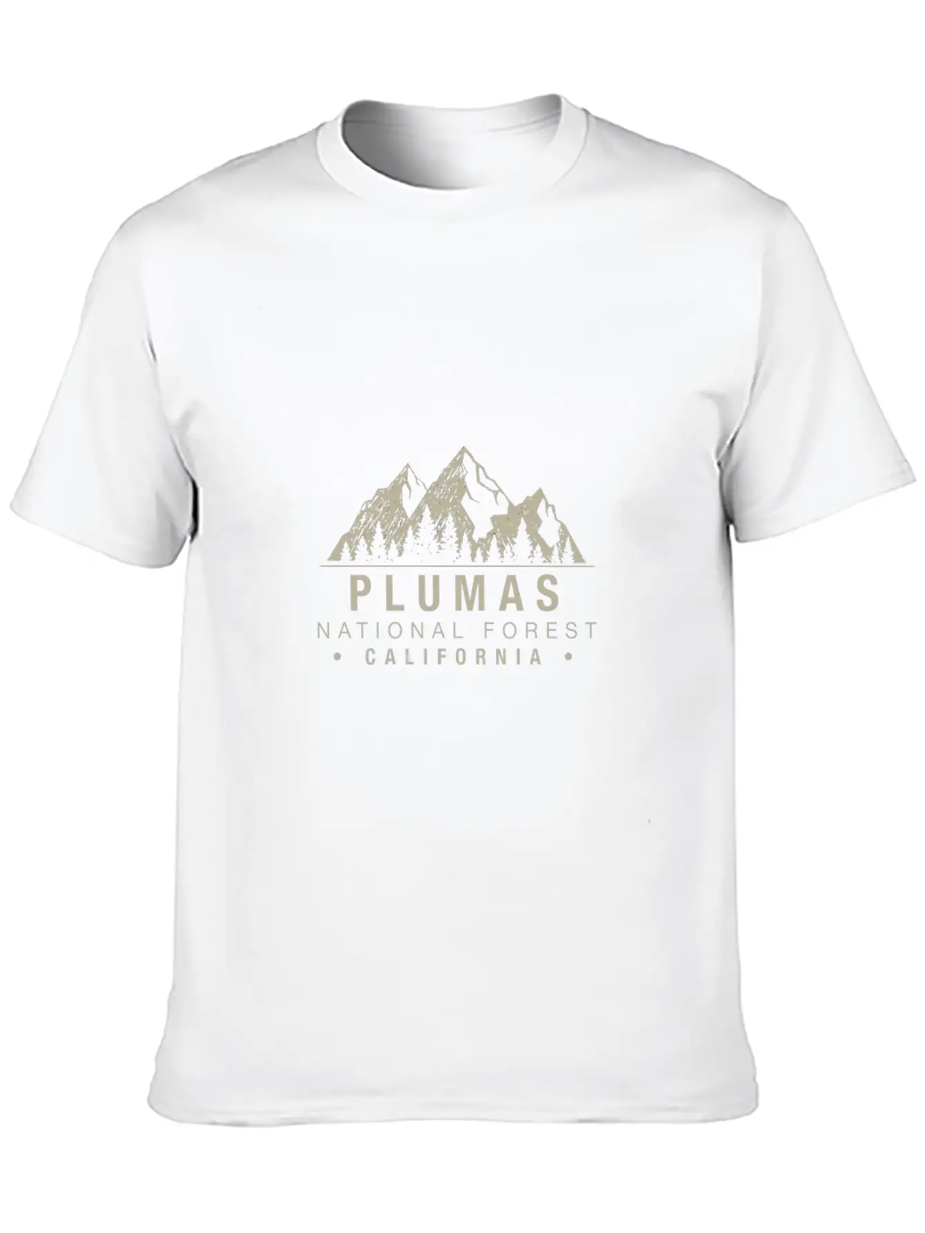 Plumas National Forest California Basic Graphic T-Shirt – Daily Comfort In Soft Cotton