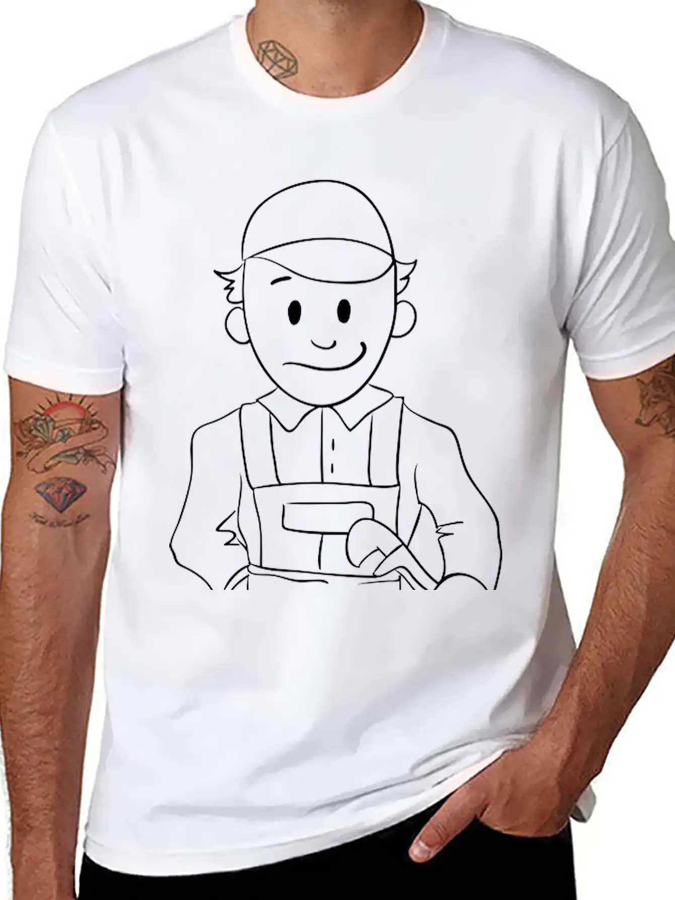 Plumber Unisex Casual T-Shirt – Clean Design For Daily Comfort