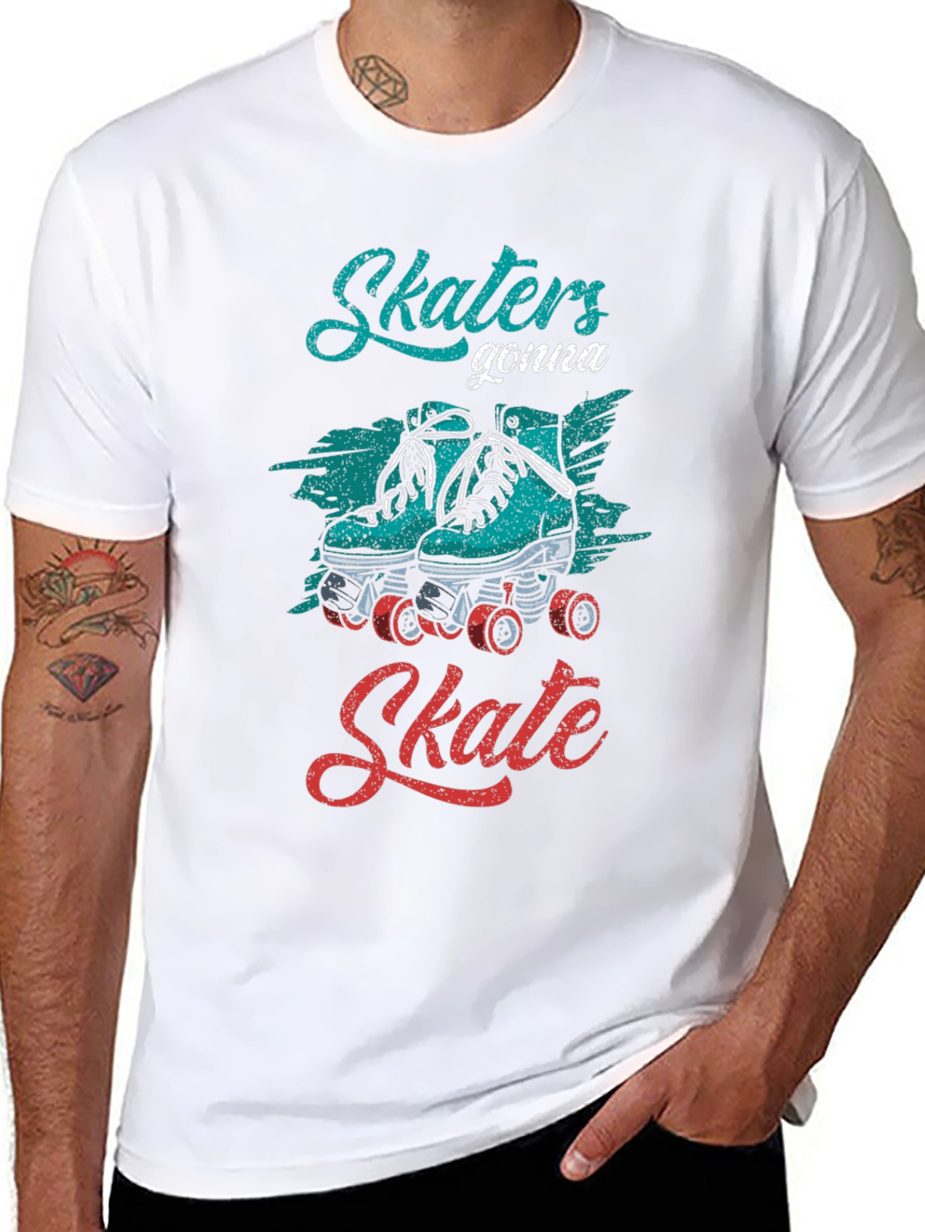 Skaters Gonna Skate Graphic Tee
