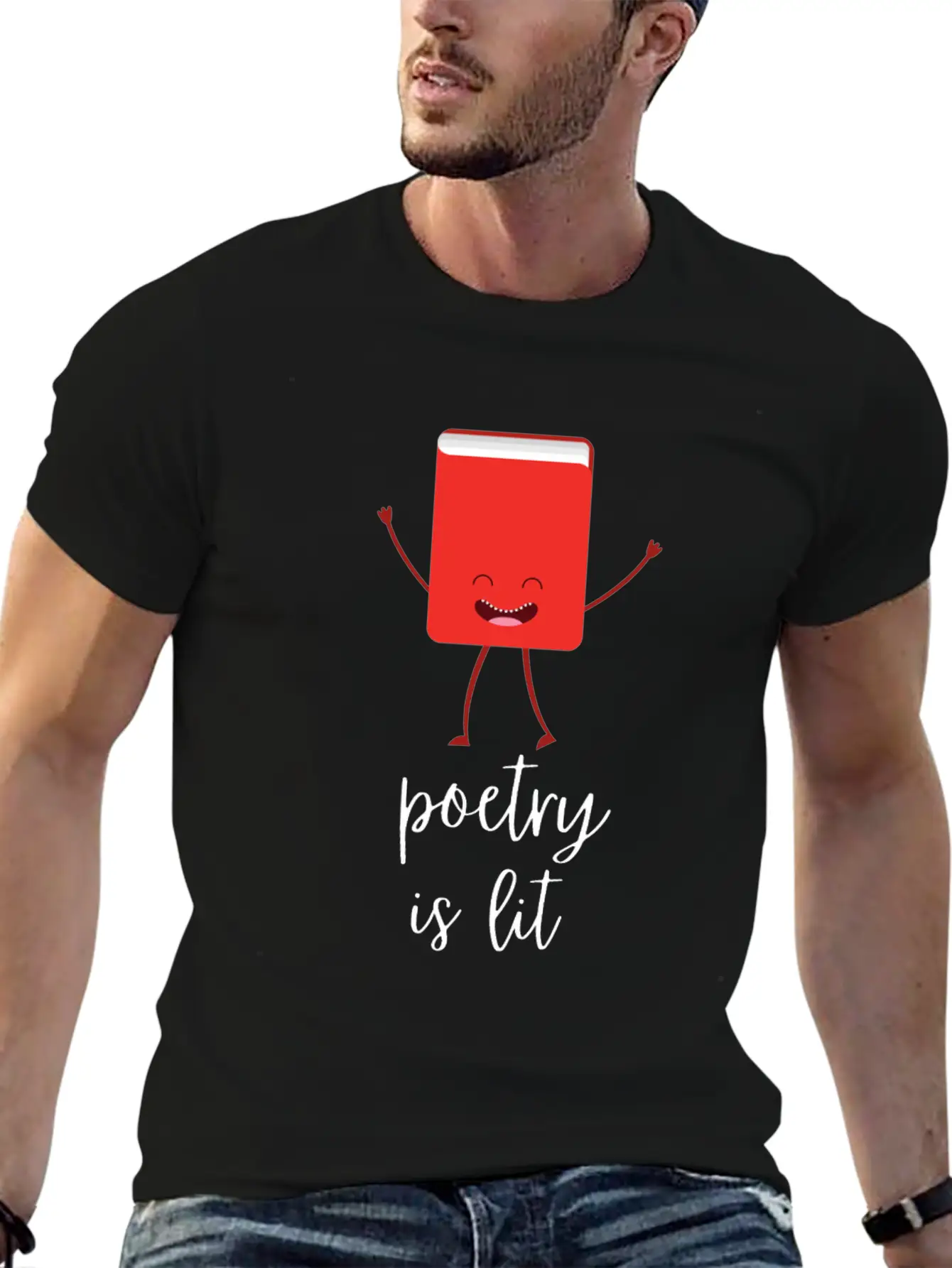 Poetry Is Lit Essential Cotton Tee For Daily Outfits – Unisex Style
