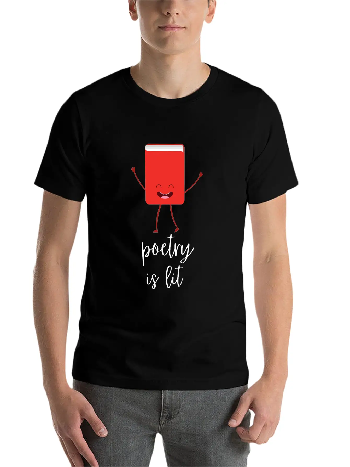 Poetry Is Lit Essential Cotton Tee For Daily Outfits – Unisex Style