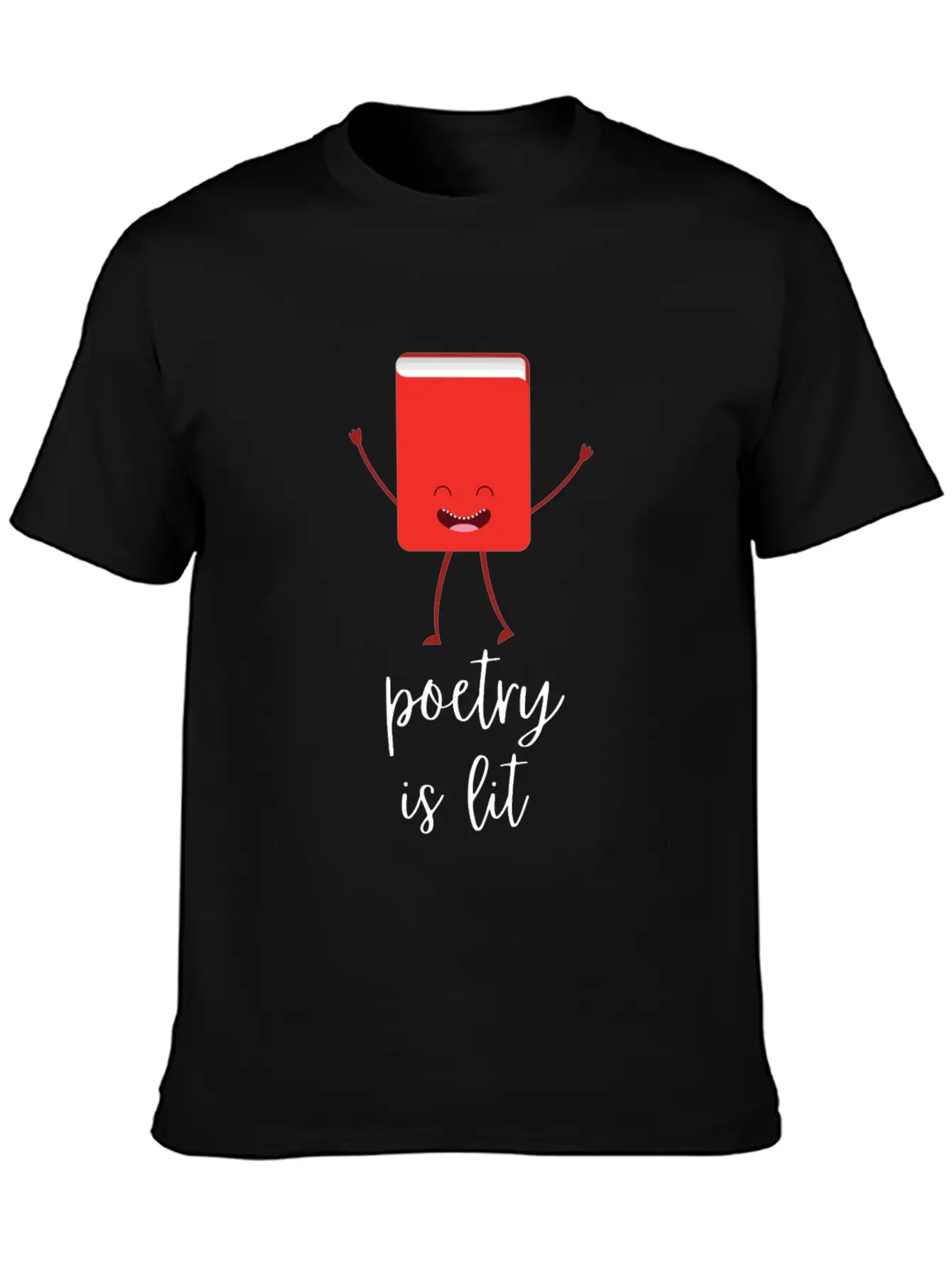 Poetry Is Lit Essential Cotton Tee For Daily Outfits – Unisex Style