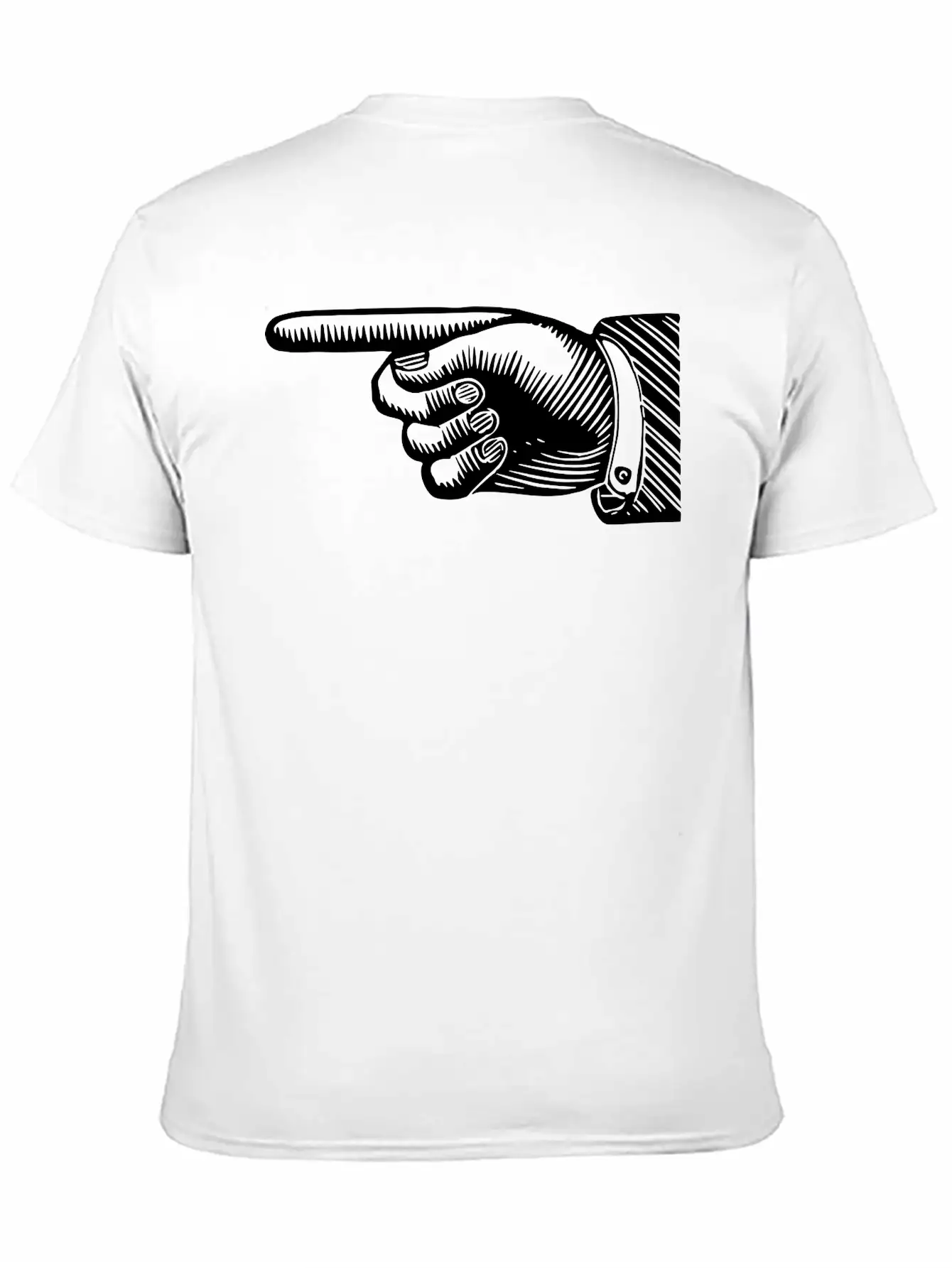 Pointing Hand 5 Classic Fit Graphic Tee For Daily Comfort – Unisex Cotton Shirt