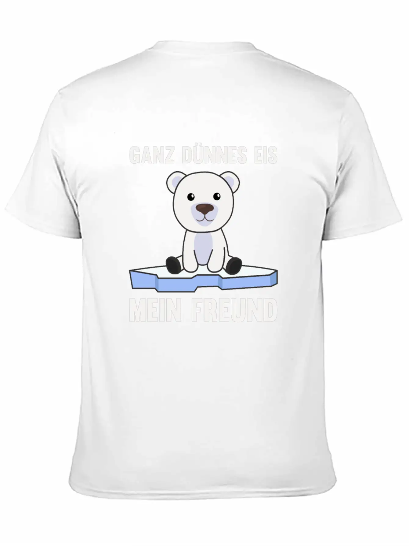 Polar Bear Thin Ice Cream My Friend Funny Saying Soft Cotton Short Sleeve Tee – Unisex Wardrobe Staple