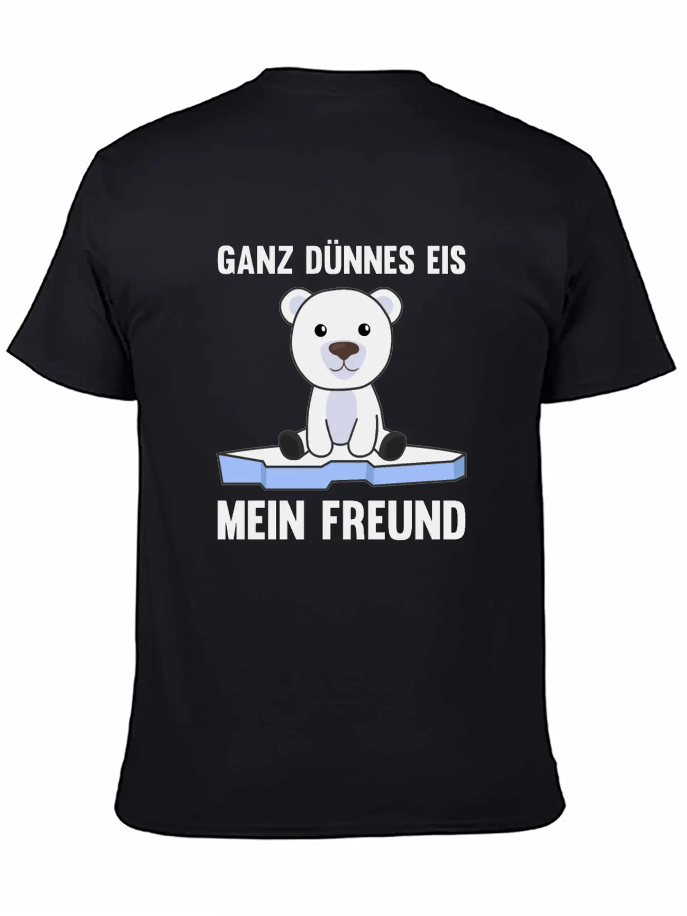 Polar Bear Thin Ice Cream My Friend Funny Saying Soft Cotton Short Sleeve Tee – Unisex Wardrobe Staple