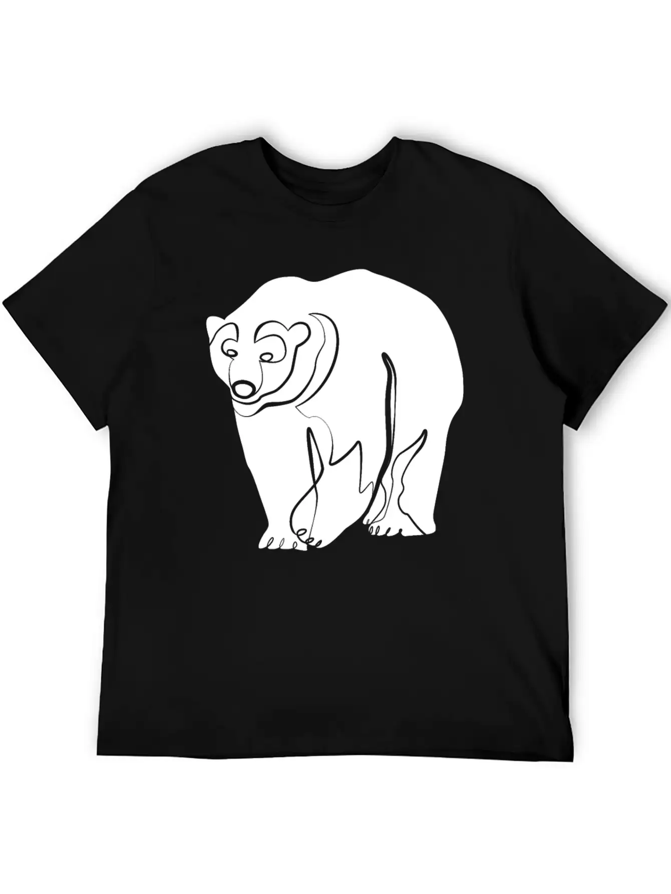 Polar Bear Unisex Casual T-Shirt – Clean Design For Daily Comfort