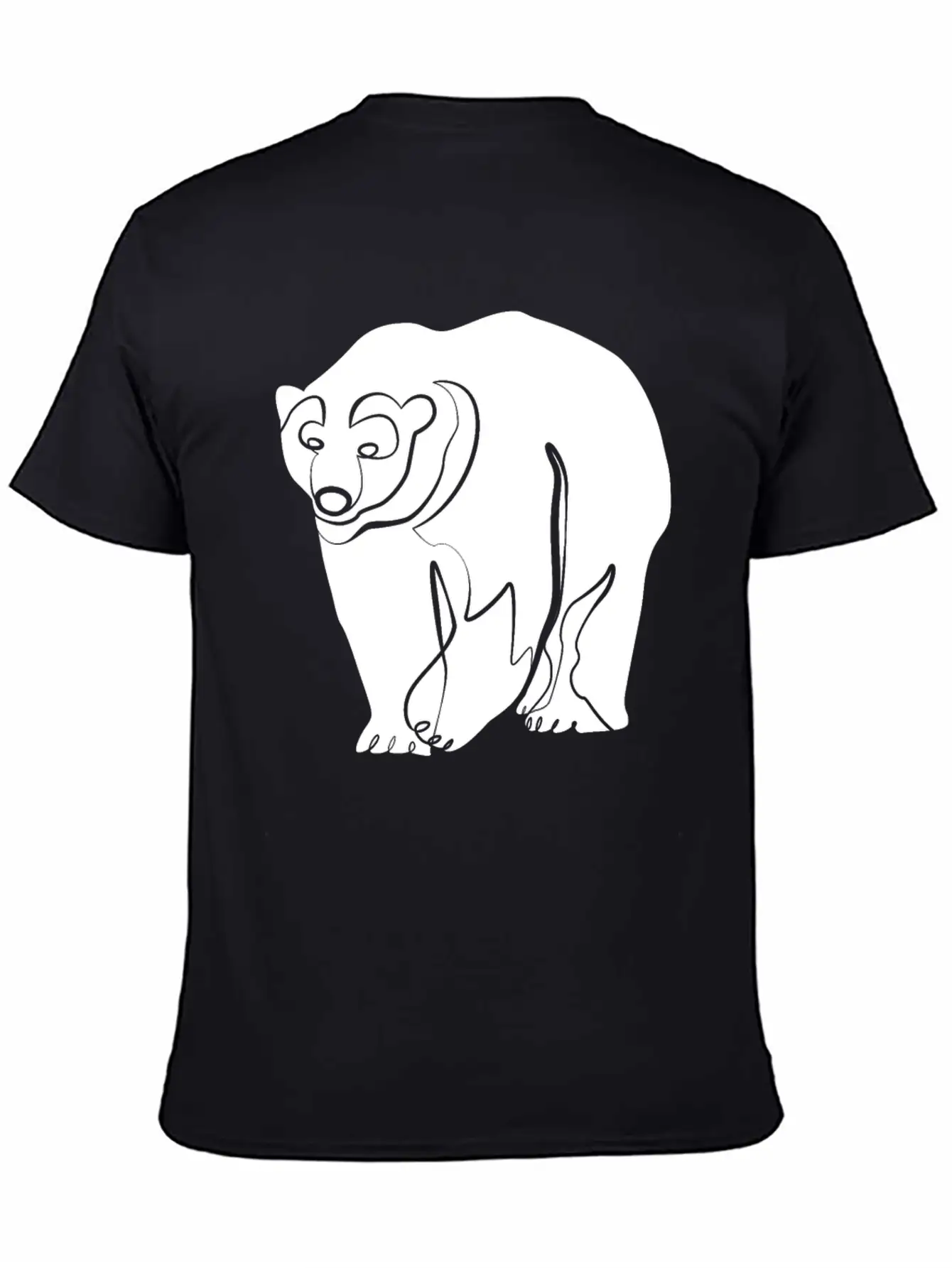 Polar Bear Unisex Casual T-Shirt – Clean Design For Daily Comfort