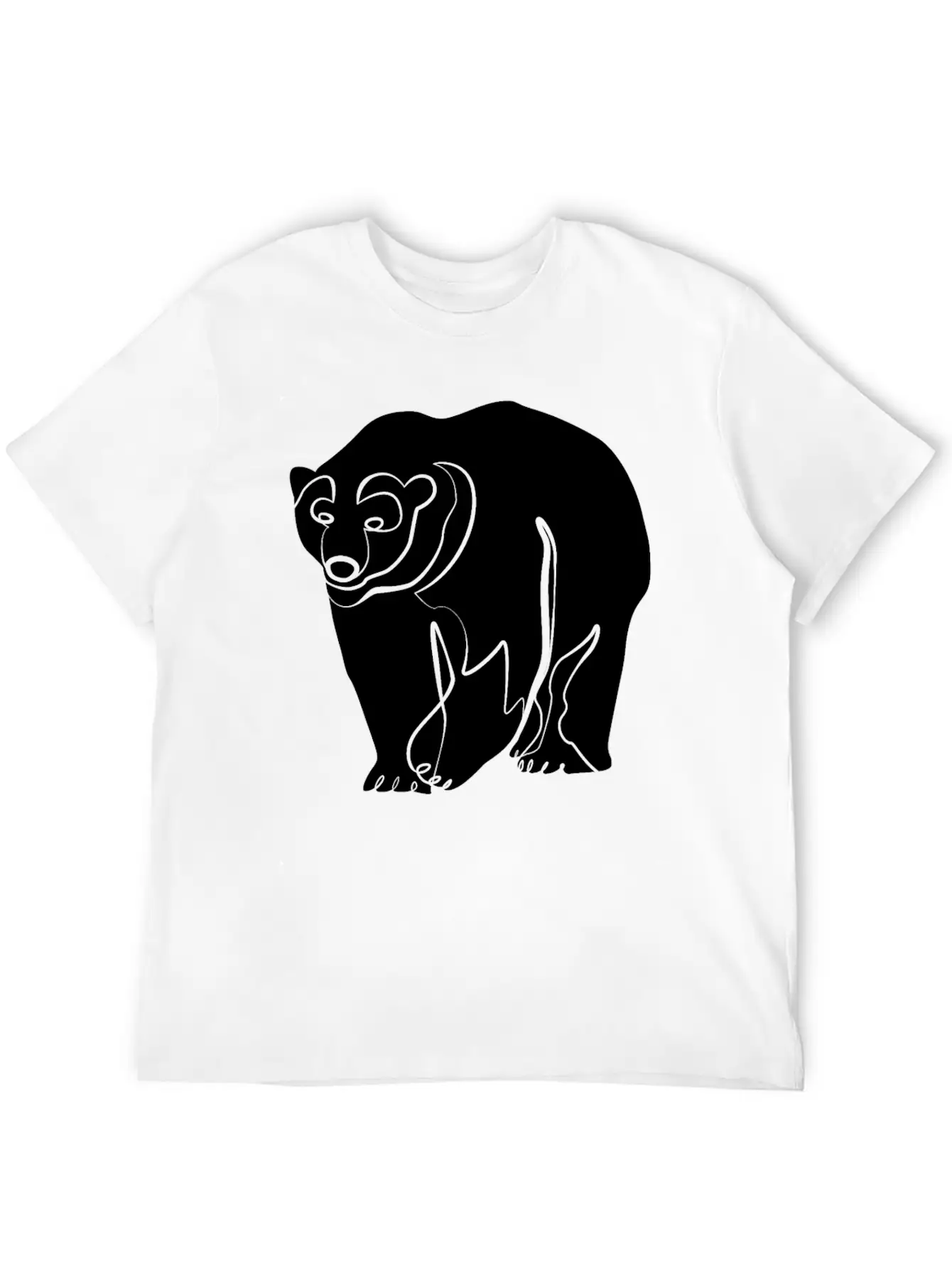 Polar Bear Unisex Casual T-Shirt – Clean Design For Daily Comfort