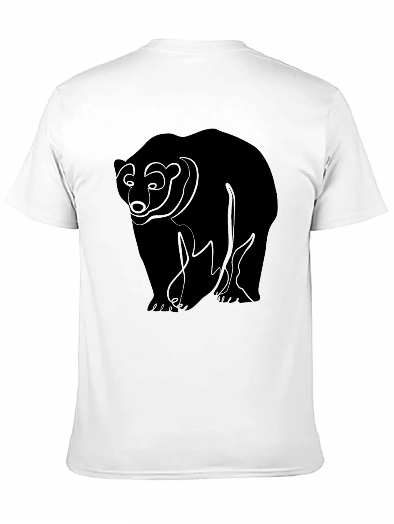 Polar Bear Unisex Casual T-Shirt – Clean Design For Daily Comfort
