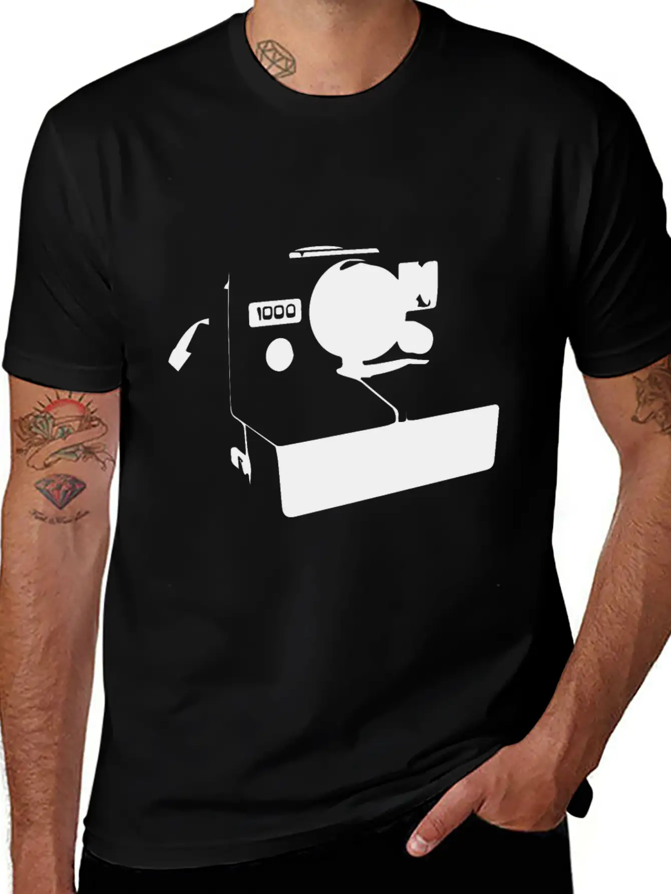 Polaroid Vintage 80s Retro Camera Unisex Casual T-Shirt – Clean Design For Daily Comfort