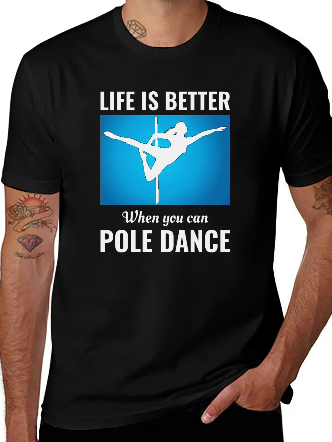 Pole Sport Dance Dancer Competition Acrobatics Essential Cotton Tee For Daily Outfits – Unisex Style