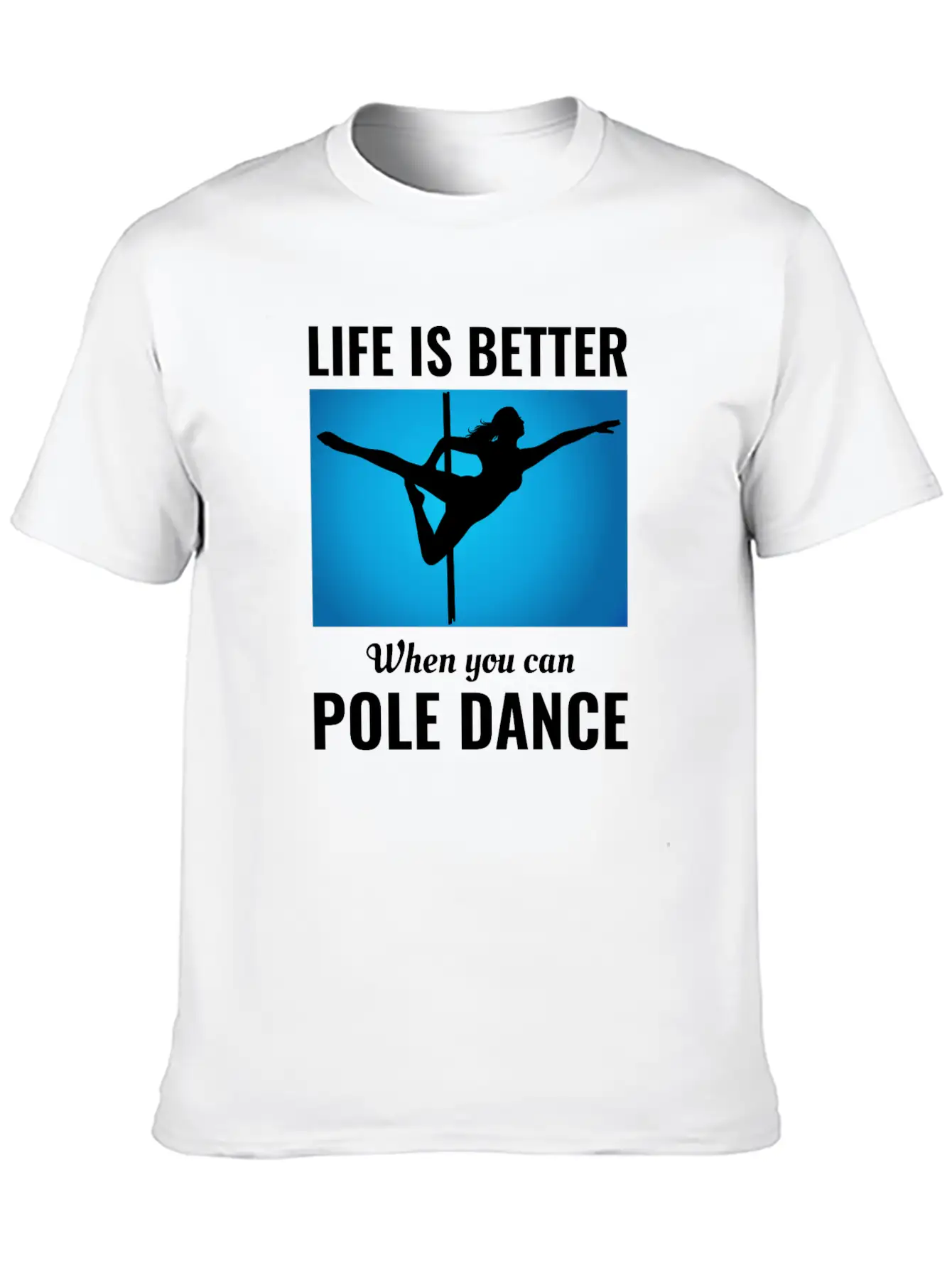 Pole Sport Dance Dancer Competition Acrobatics Essential Cotton Tee For Daily Outfits – Unisex Style