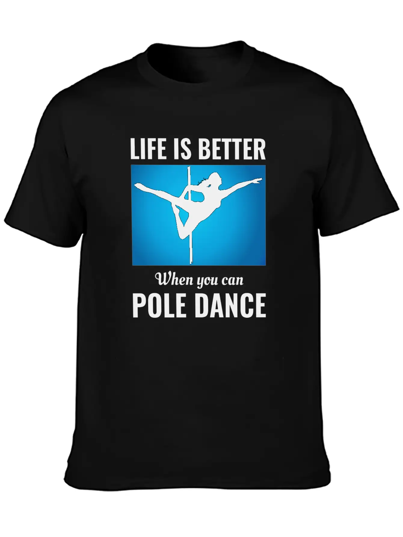 Pole Sport Dance Dancer Competition Acrobatics Essential Cotton Tee For Daily Outfits – Unisex Style