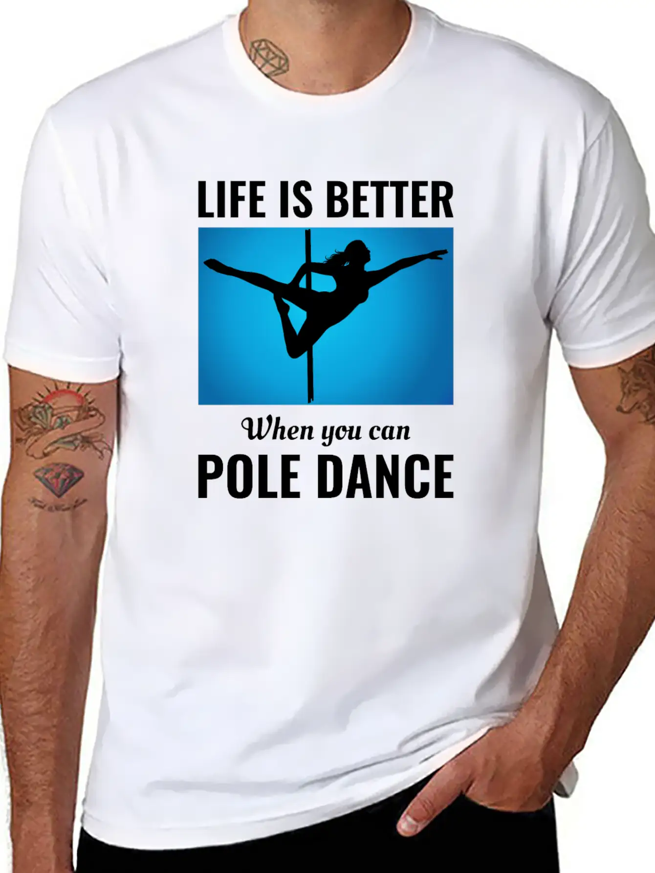 Pole Sport Dance Dancer Competition Acrobatics Essential Cotton Tee For Daily Outfits – Unisex Style