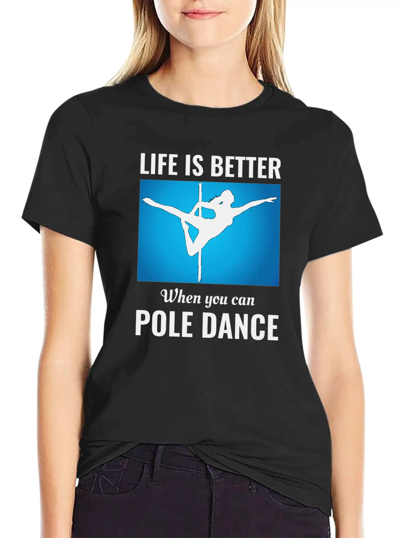 Pole Sport Dance Dancer Competition Acrobatics Essential Cotton Tee For Daily Outfits – Unisex Style
