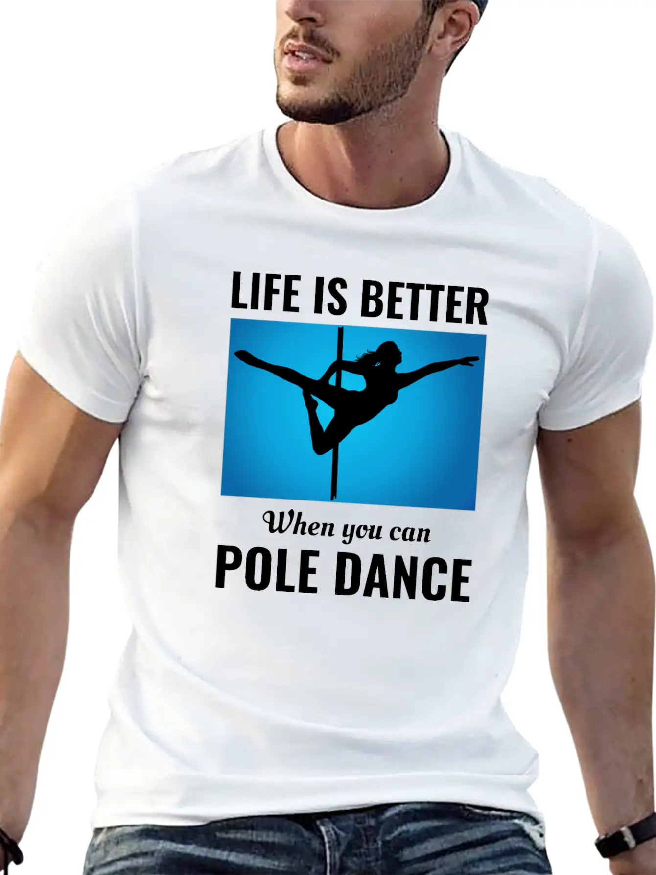 Pole Sport Dance Dancer Competition Acrobatics Essential Cotton Tee For Daily Outfits – Unisex Style