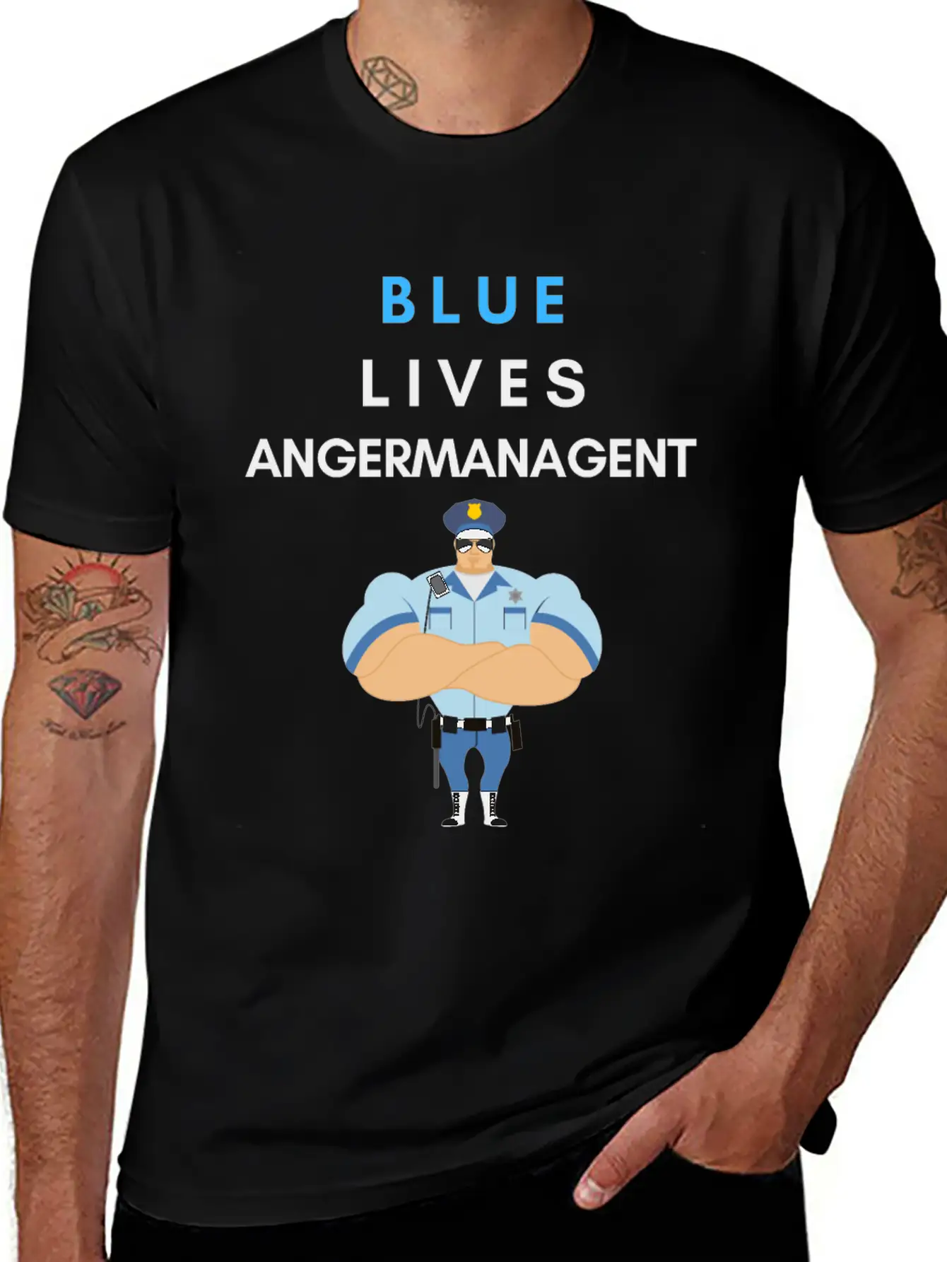 Police Violence - The Anger Management Unisex Casual T-Shirt ��� Clean Design For Daily Comfort
