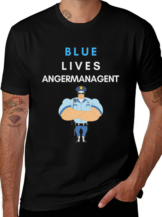 Police Violence - The Anger Management Unisex Casual T-Shirt ��� Clean Design For Daily Comfort