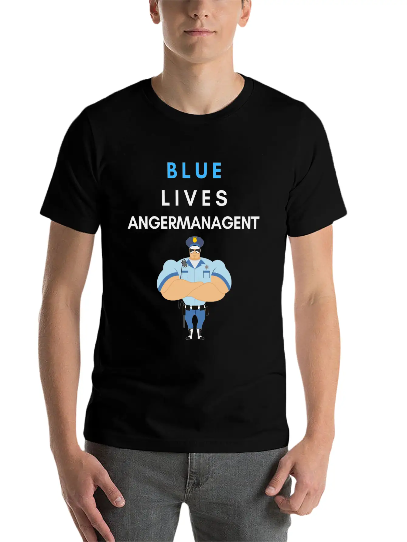 Police Violence - The Anger Management Unisex Casual T-Shirt ��� Clean Design For Daily Comfort