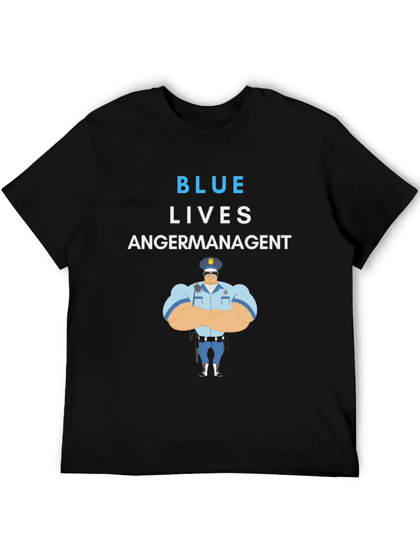 Police Violence - The Anger Management Unisex Casual T-Shirt ��� Clean Design For Daily Comfort