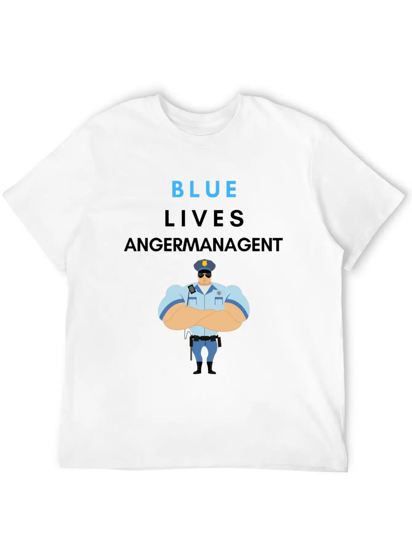 Police Violence - The Anger Management Unisex Casual T-Shirt ��� Clean Design For Daily Comfort