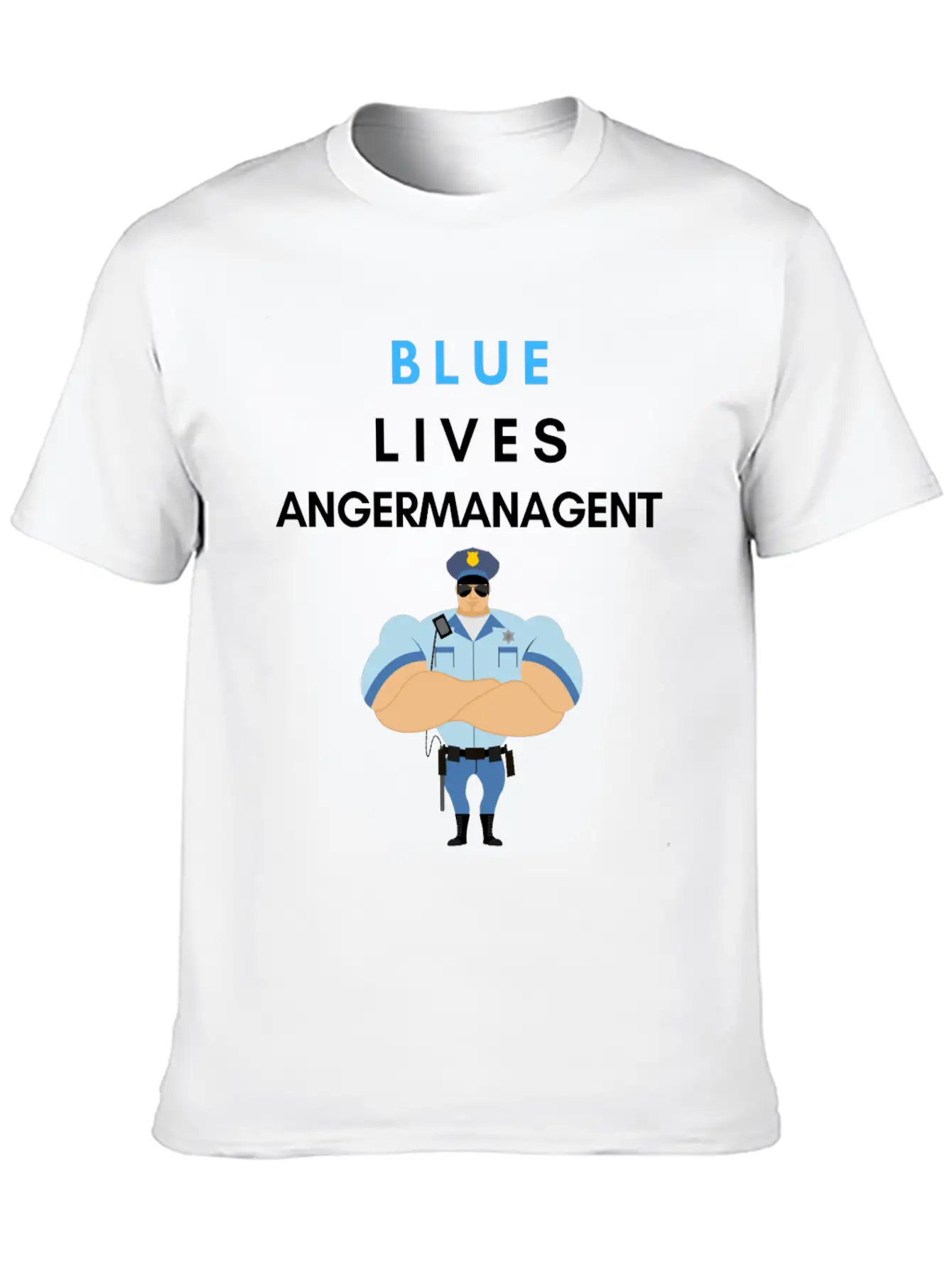 Police Violence - The Anger Management Unisex Casual T-Shirt ��� Clean Design For Daily Comfort