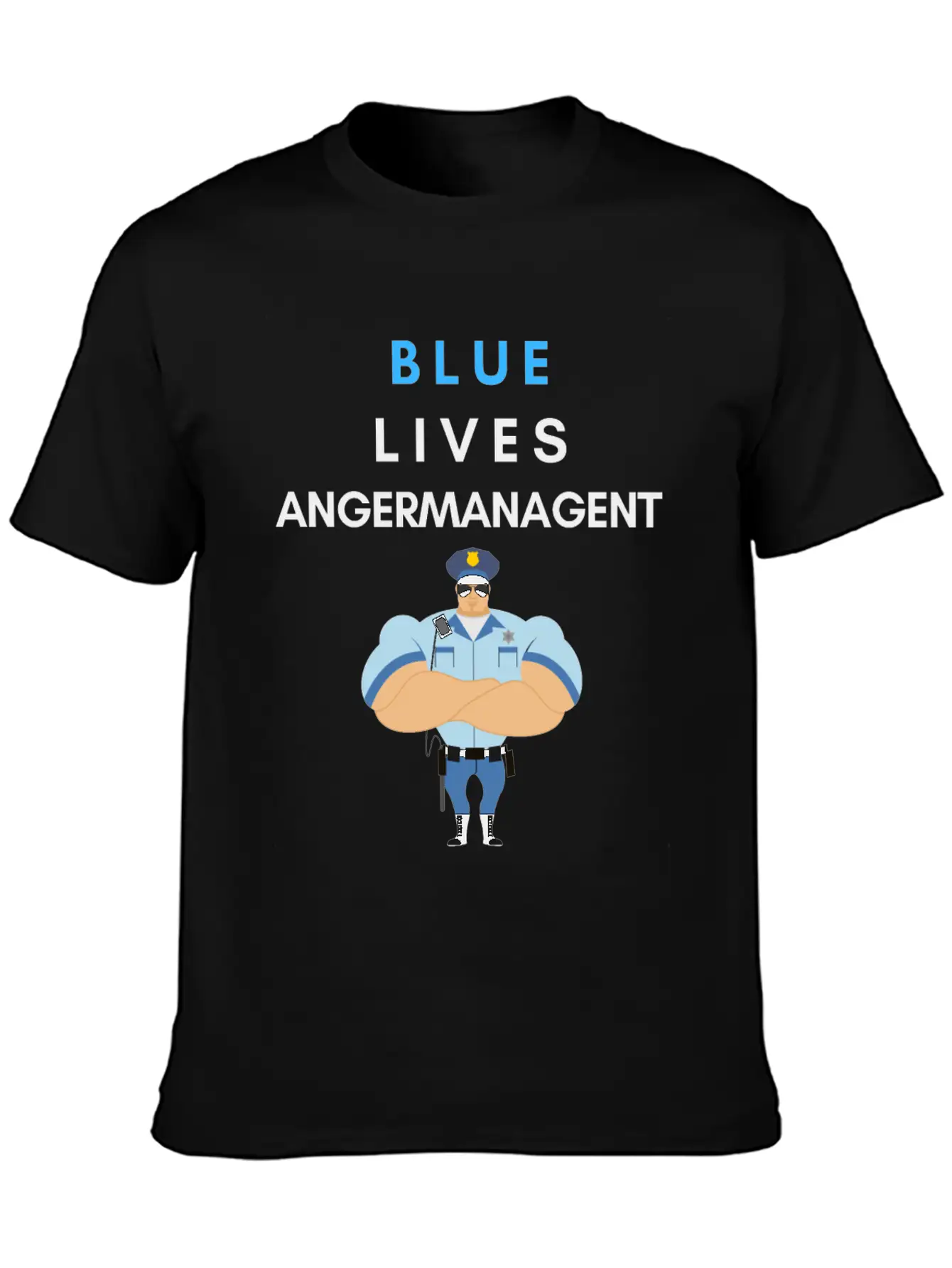 Police Violence - The Anger Management Unisex Casual T-Shirt ��� Clean Design For Daily Comfort