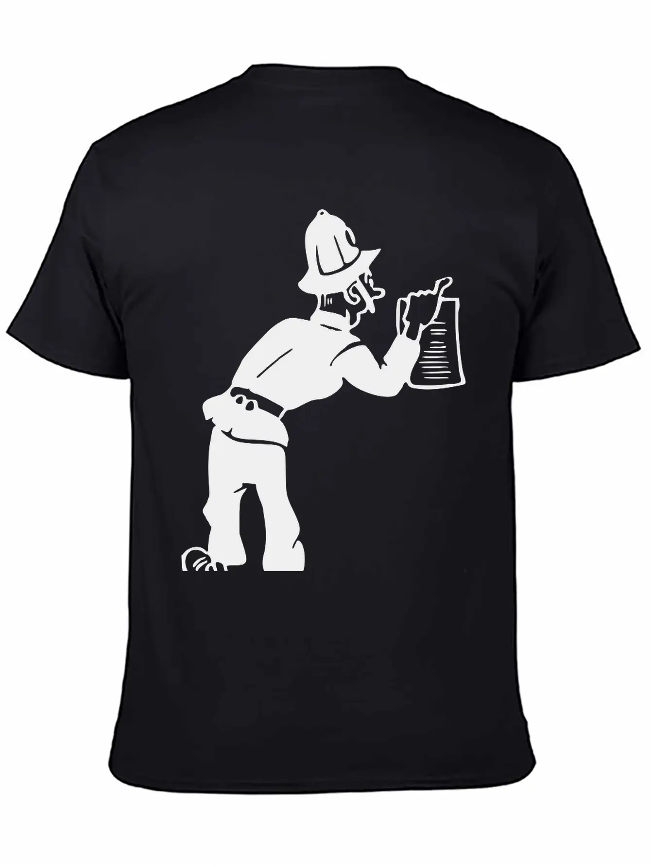 Policeman With Warrant Basic Graphic T-Shirt – Daily Comfort In Soft Cotton