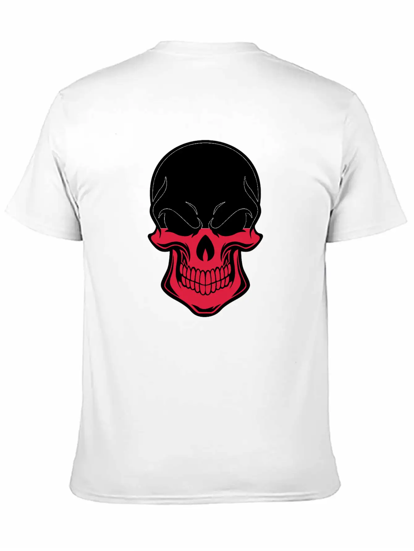 Polish Flag Skull Soft Cotton Short Sleeve Tee – Unisex Wardrobe Staple