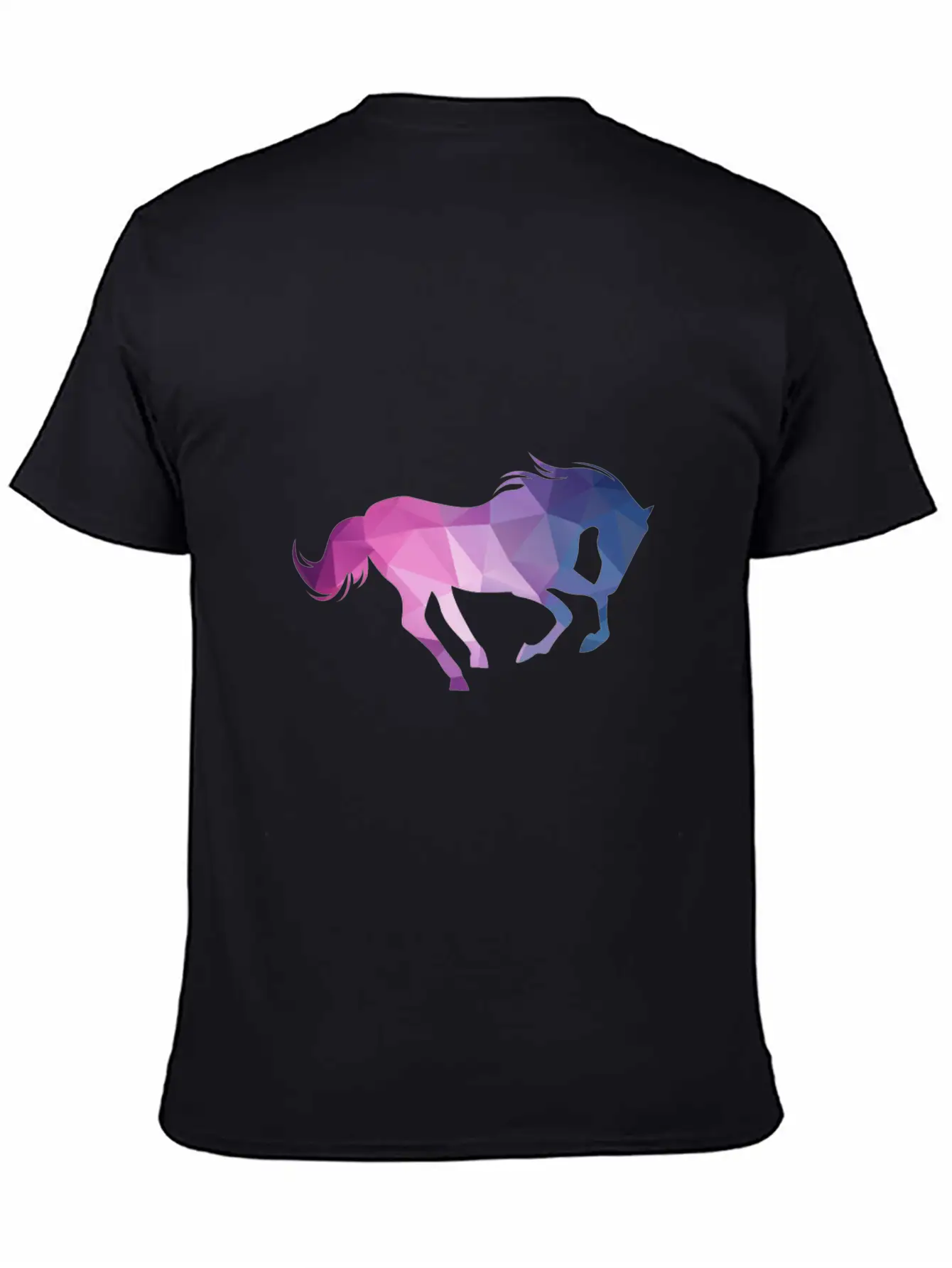 Polygon Horse Unisex Casual T-Shirt ��� Clean Design For Daily Comfort