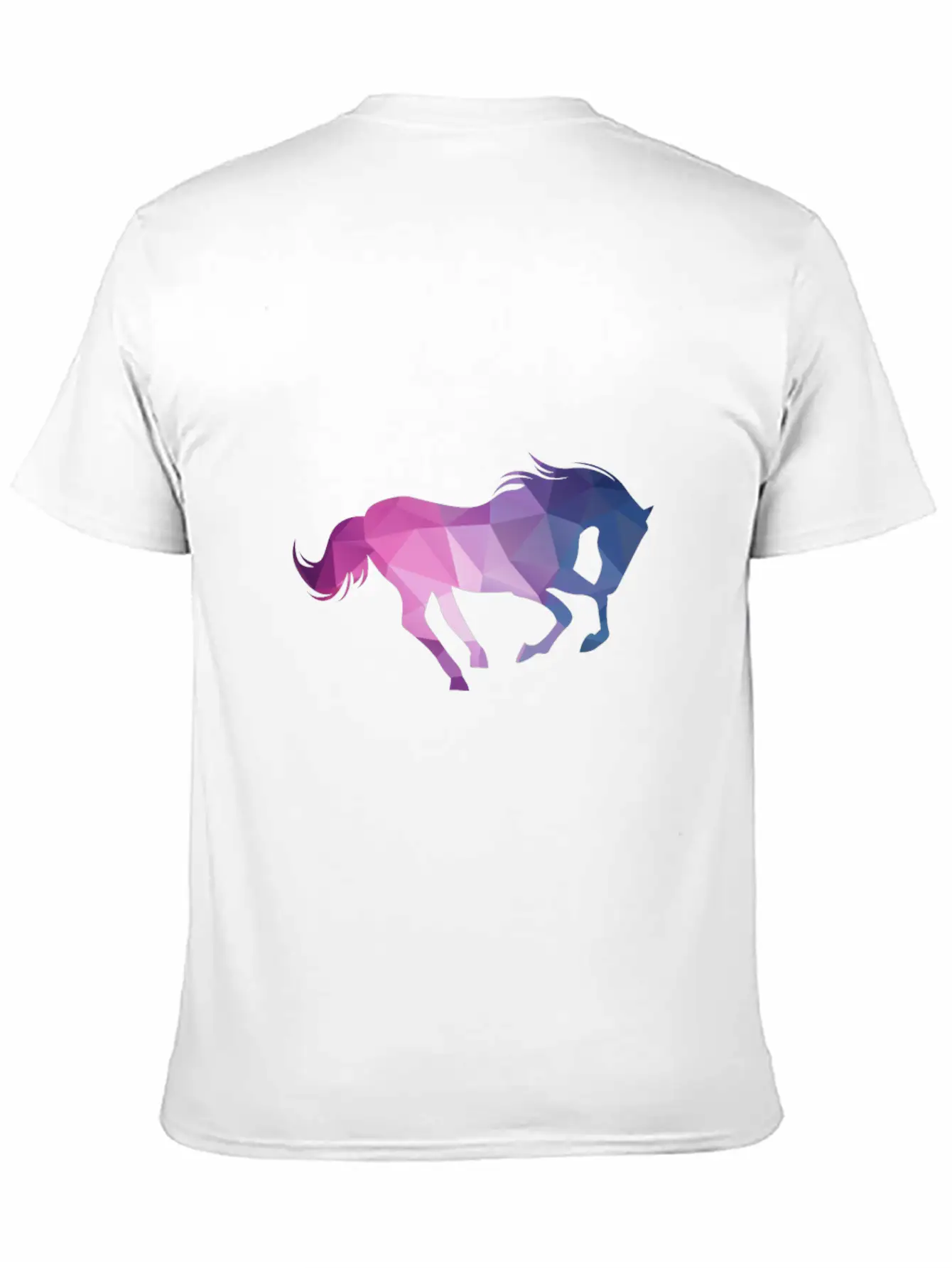 Polygon Horse Unisex Casual T-Shirt ��� Clean Design For Daily Comfort