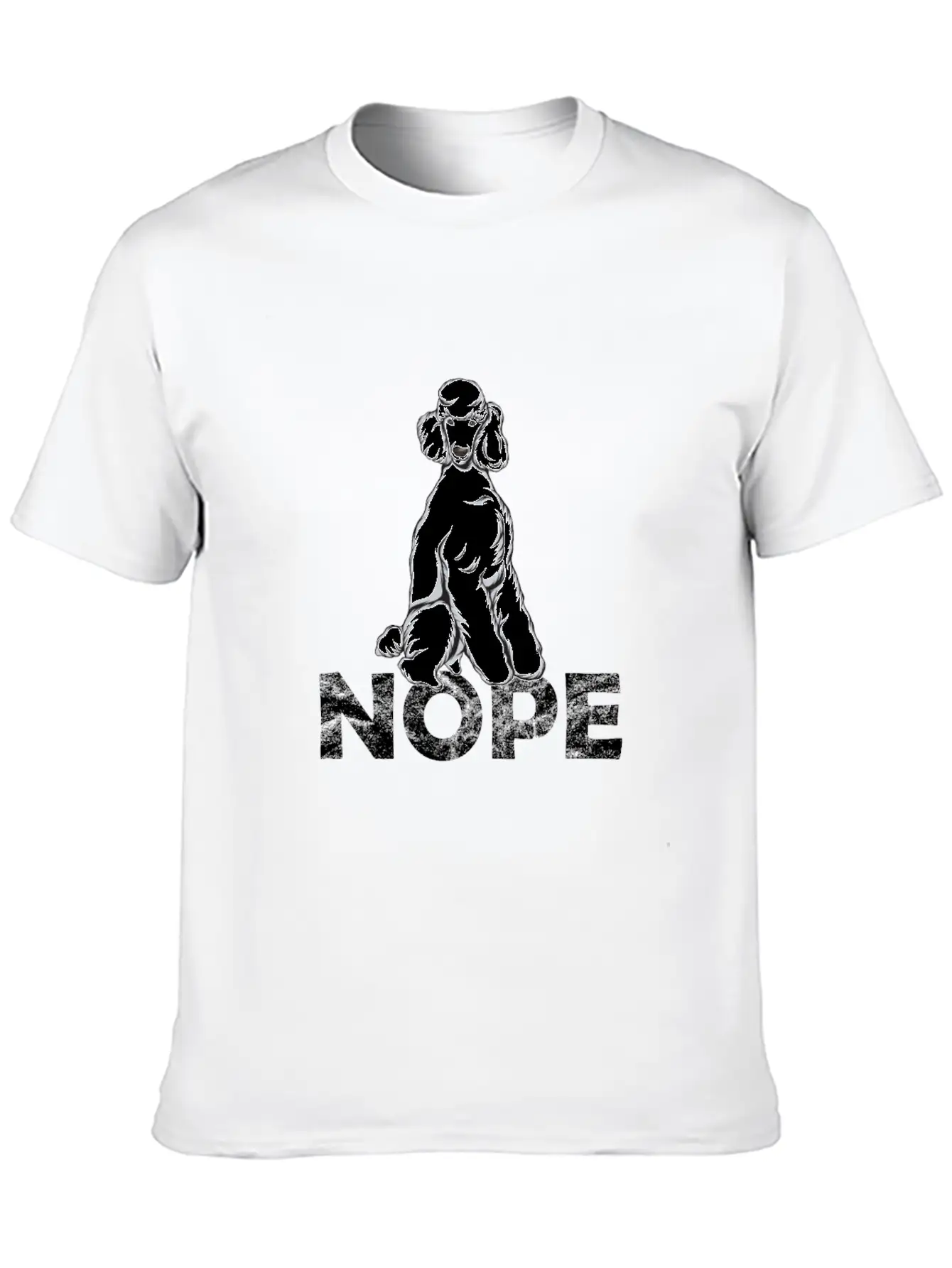 Poodle Dog Basic Graphic T-Shirt – Daily Comfort In Soft Cotton