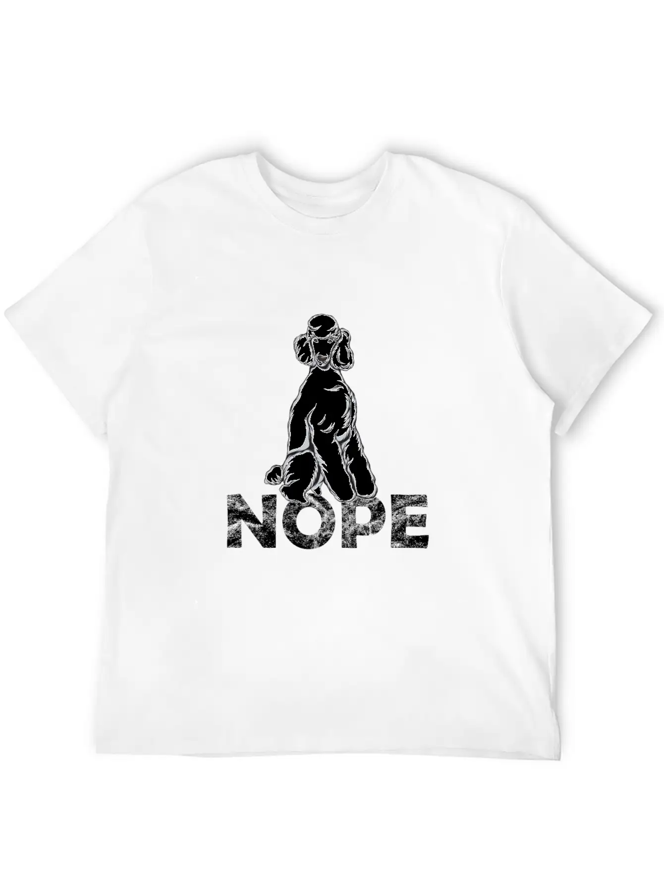Poodle Dog Basic Graphic T-Shirt – Daily Comfort In Soft Cotton