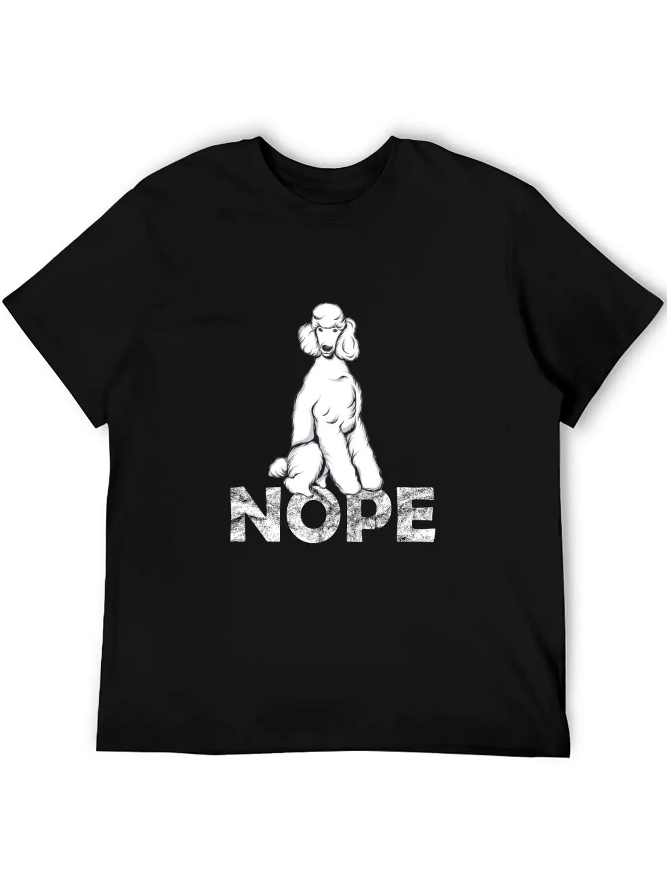 Poodle Dog Basic Graphic T-Shirt – Daily Comfort In Soft Cotton
