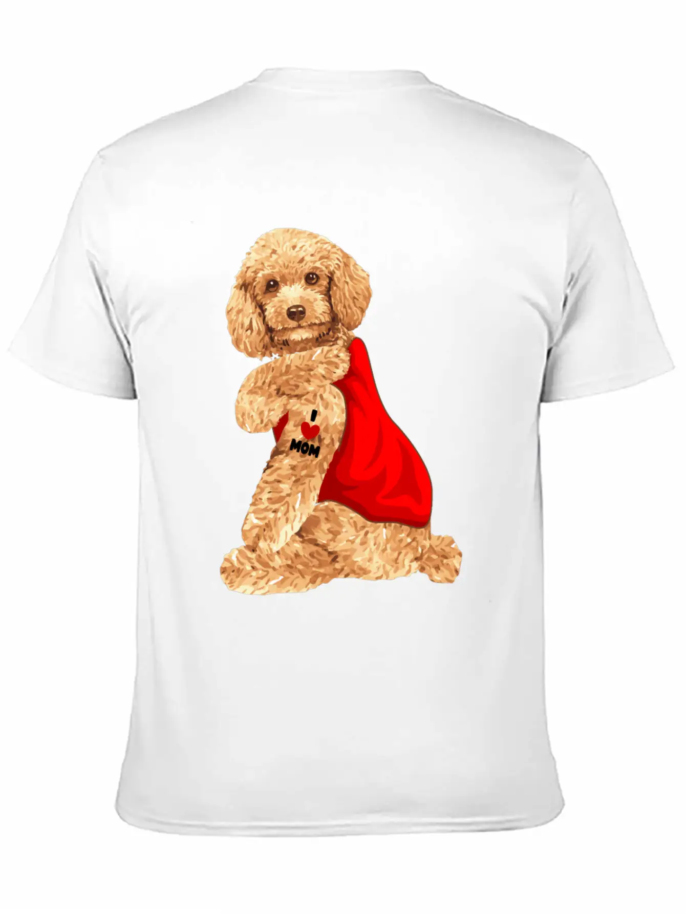 Poodle Dog Mama Dog Seat Gift Classic Fit Graphic Tee For Daily Comfort – Unisex Cotton Shirt