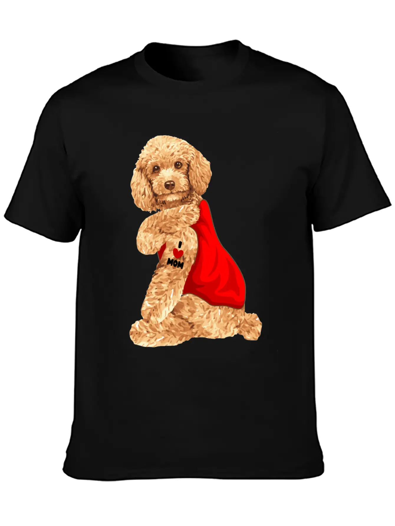 Poodle Dog Mama Dog Seat Gift Classic Fit Graphic Tee For Daily Comfort – Unisex Cotton Shirt